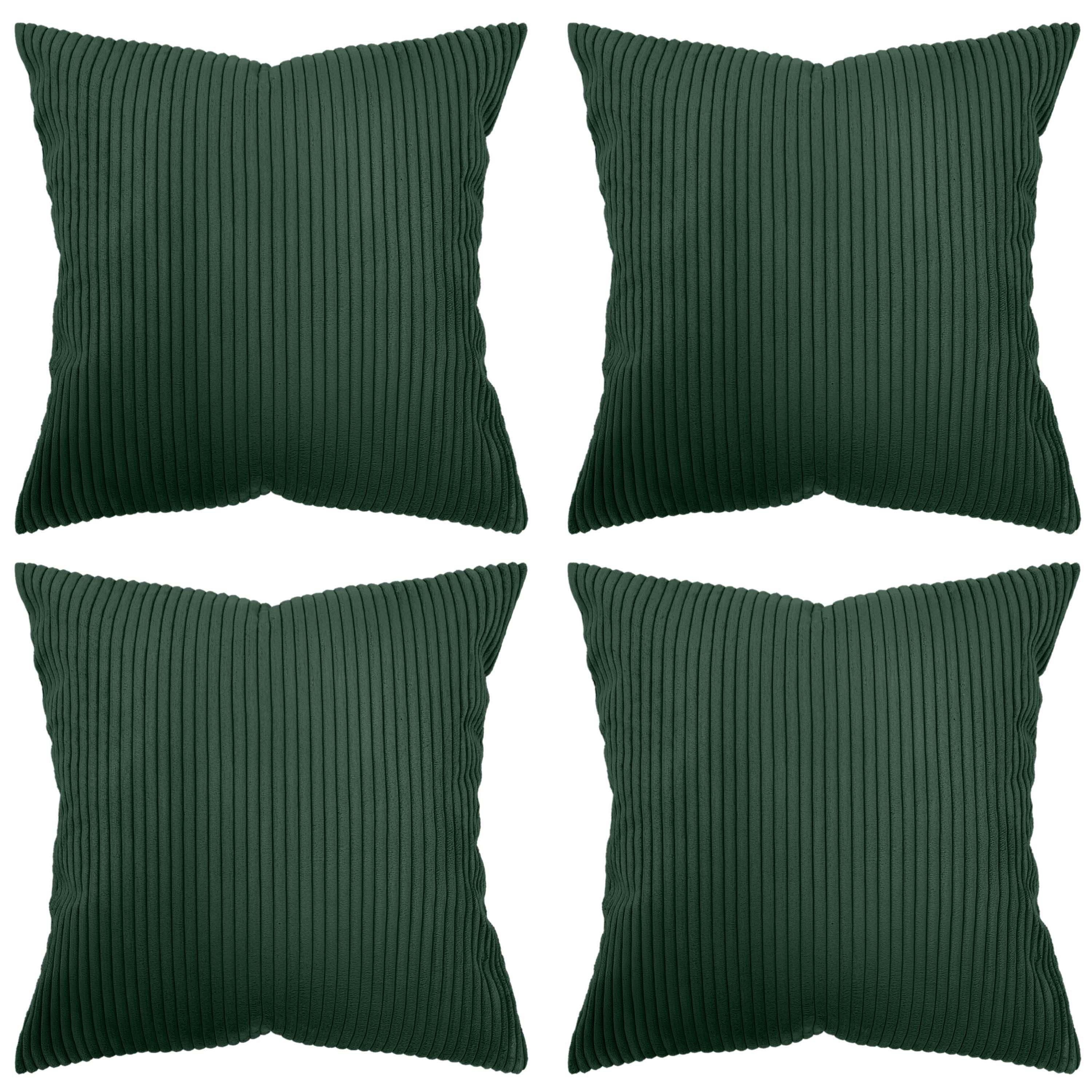 Amilian Подушкиhüllen - 4er Set Подушкиbezug - Zierkissenbezüge - Подушкиbezüge, (4 Stück), 50x50 cm, Подушкиhülle für Sofakissen; Dekokissen; Подушки; Zierkissen