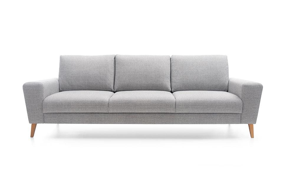 Xlmoebel 3-Sitzer 3-Sitzer Polster-Loungesofa aus Stoff - Couchgarnitur, Hergestellt in Europa