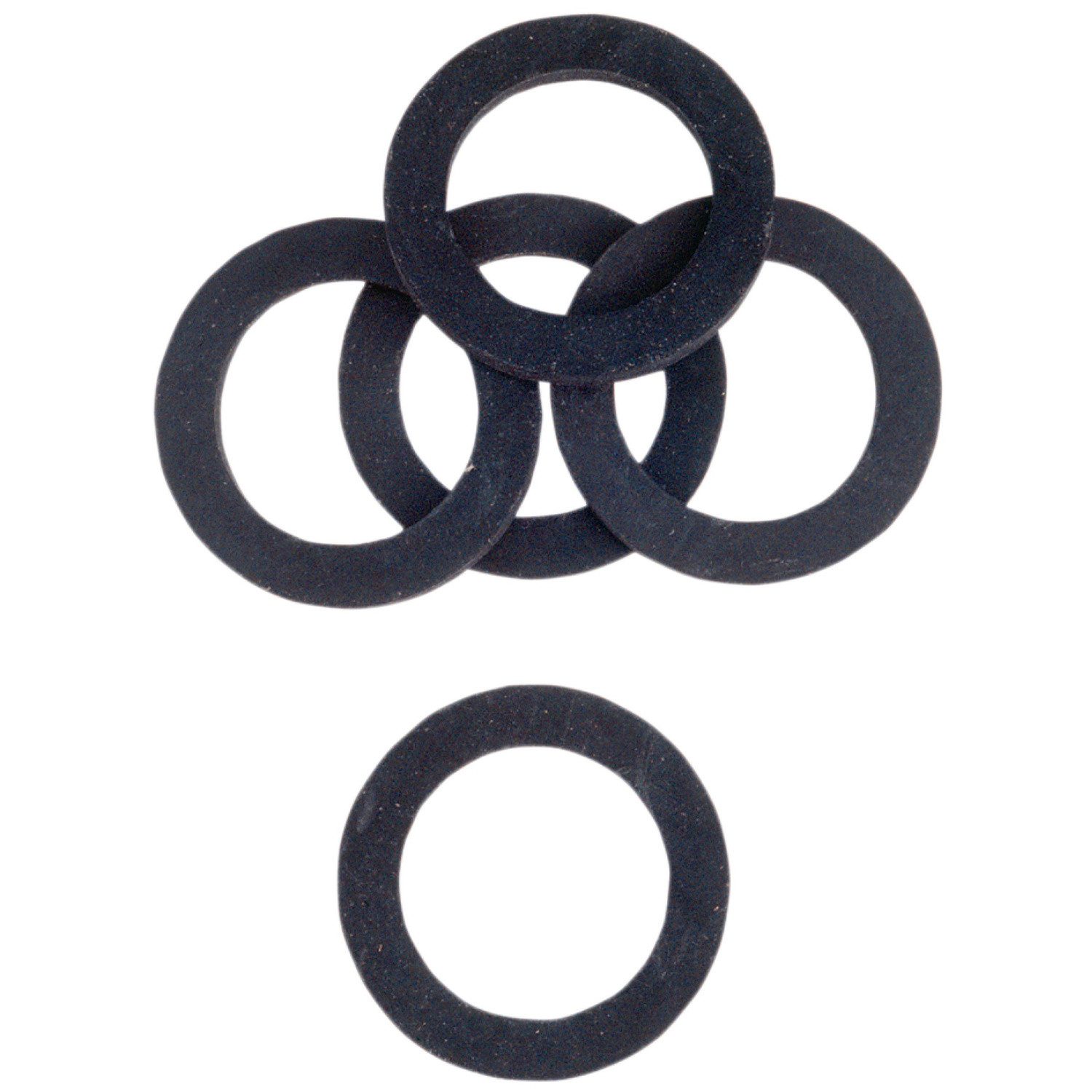 Conmetall Meister Dichtring Flachdichtung 5 Stück 18,00 x 29,50 mm Gummi schwarz, 5-St.