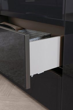 rauch Kommode Flipp, 1-türig, 5 Schubladen, Soft-Close-Funktion, Oberboden und Front Glas