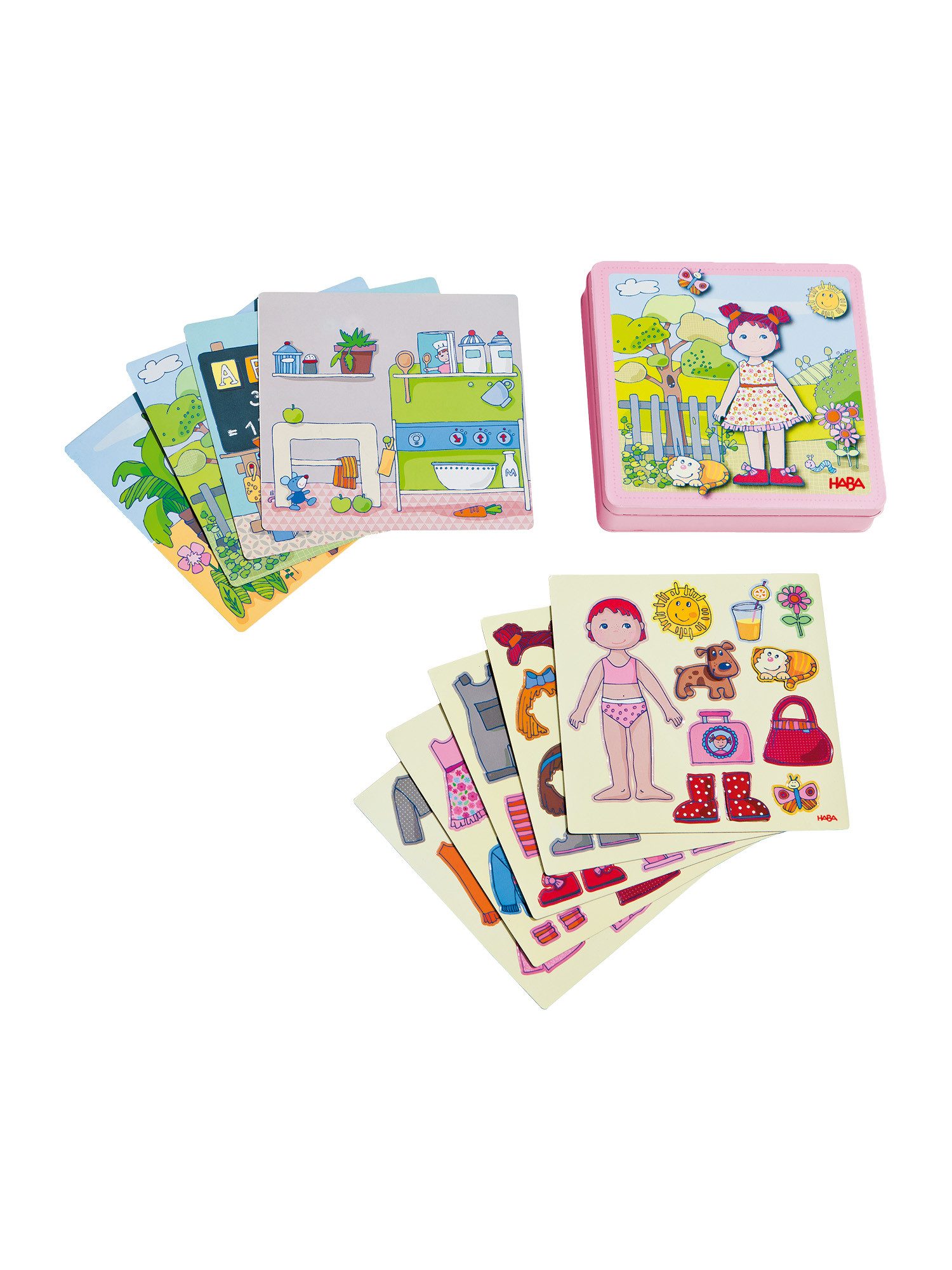 Haba Spiel Magnetspiele, Kreativ Lernspiel Box auch für unterwegs