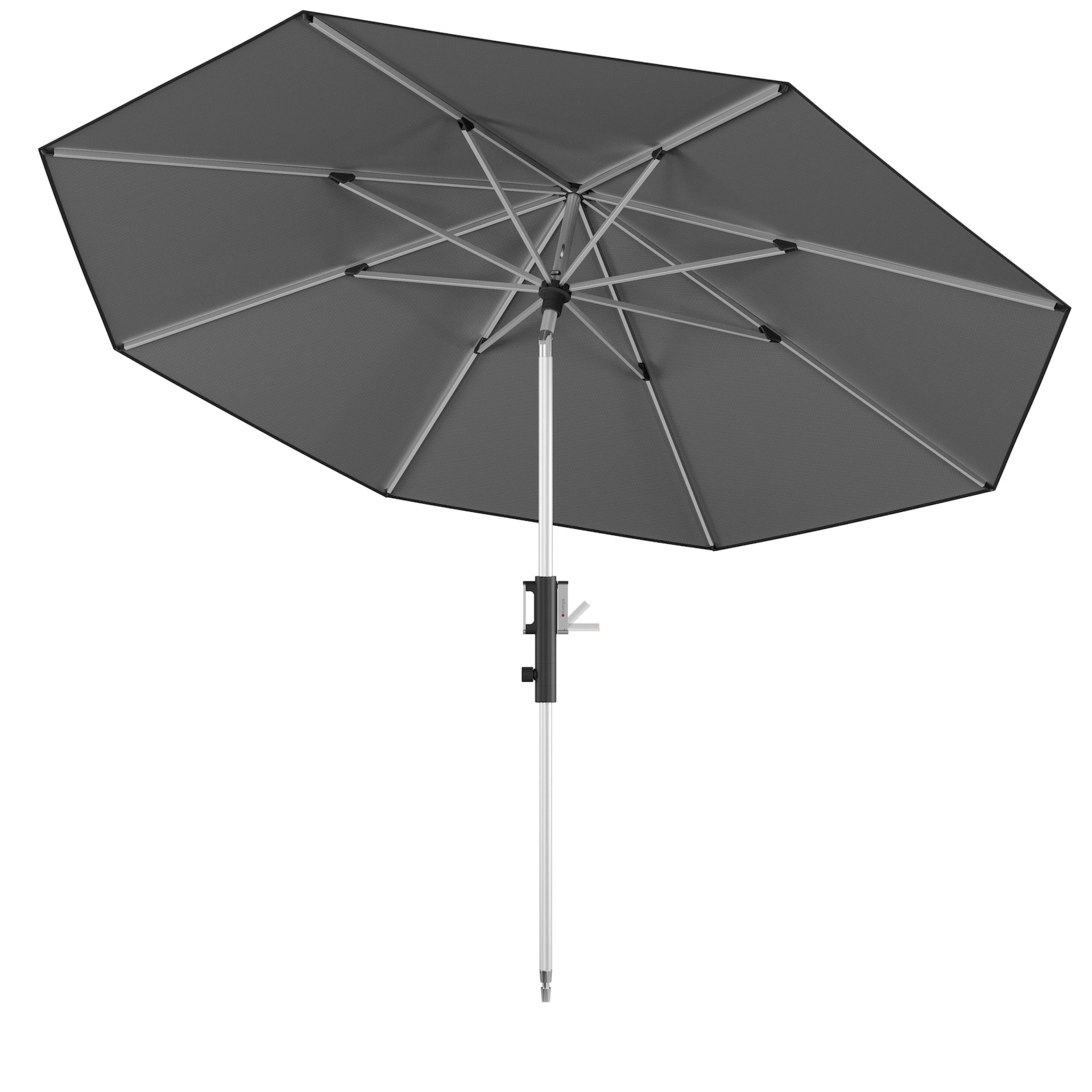 Knirps® Sonnenschirm KNIRPS Phoenix 315 cm rund Balkonschirm 4 Farbvarianten Kurbelschirm