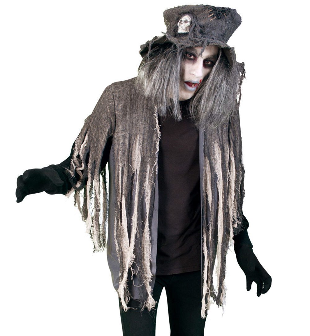 Fries Zombie-Kostüm Herren Horror Zombie Weste Gr. XXL Halloween Karneval Fasching