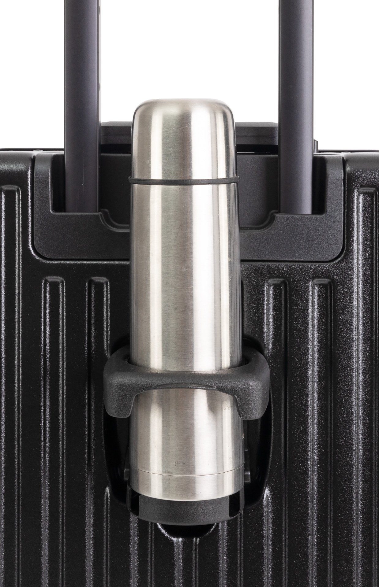 Travelhouse Hartschalen-Trolley Roma, 4 Rollen, mit USB und Getränkehalter Aluminium-Rahmen & Polycarbonat Hartschale