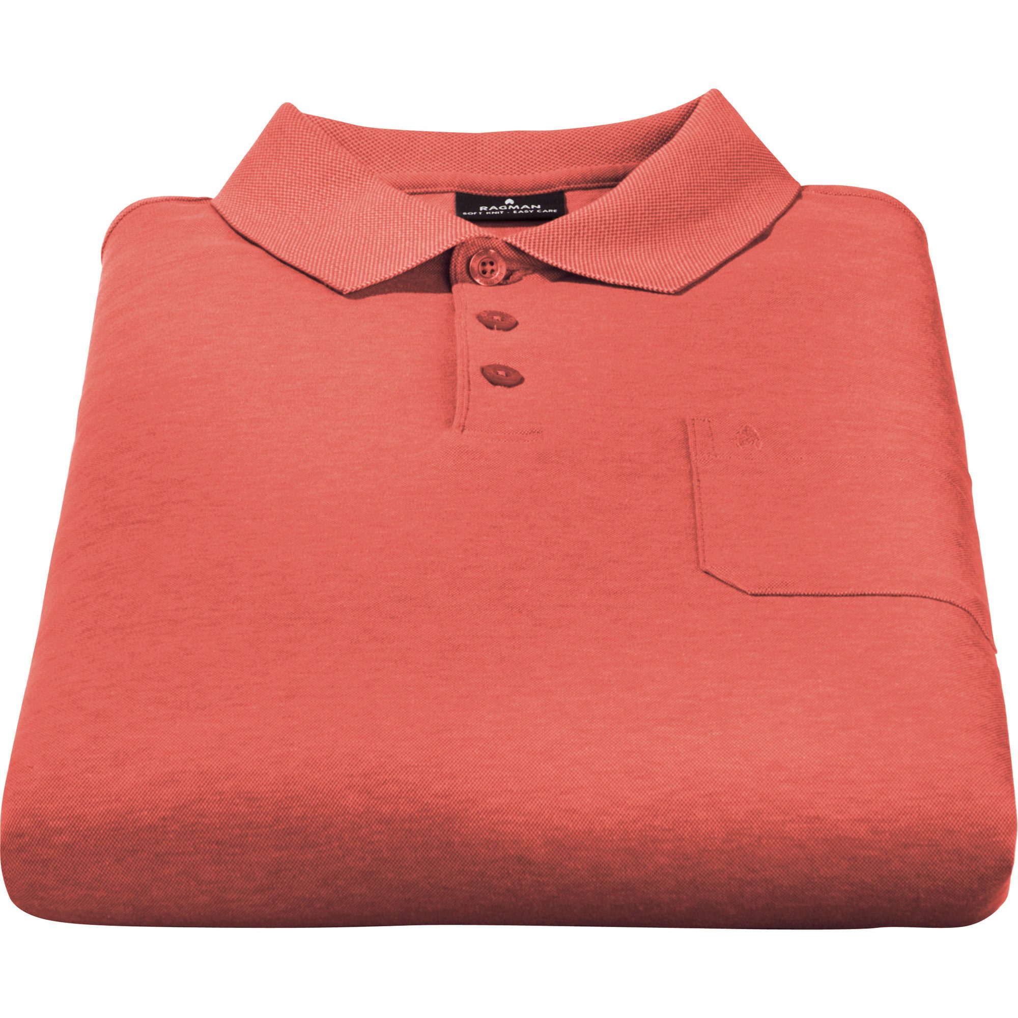 RAGMAN Sweatshirt Herren-Poloshirt Uni günstig online kaufen