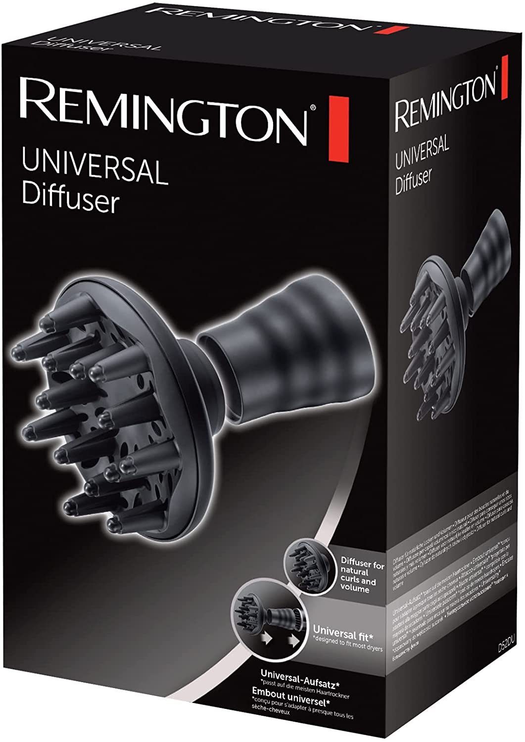Remington Haartrockner Universal Diffusor fast mit Haartrockner Adapter Aufsatz alle für