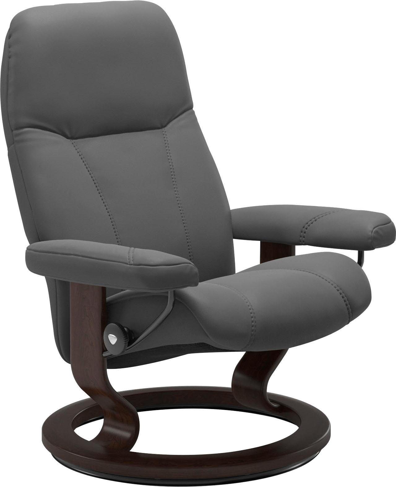 S, Classic Base, Consul, Relaxsessel mit Stressless® Größe Braun Gestell