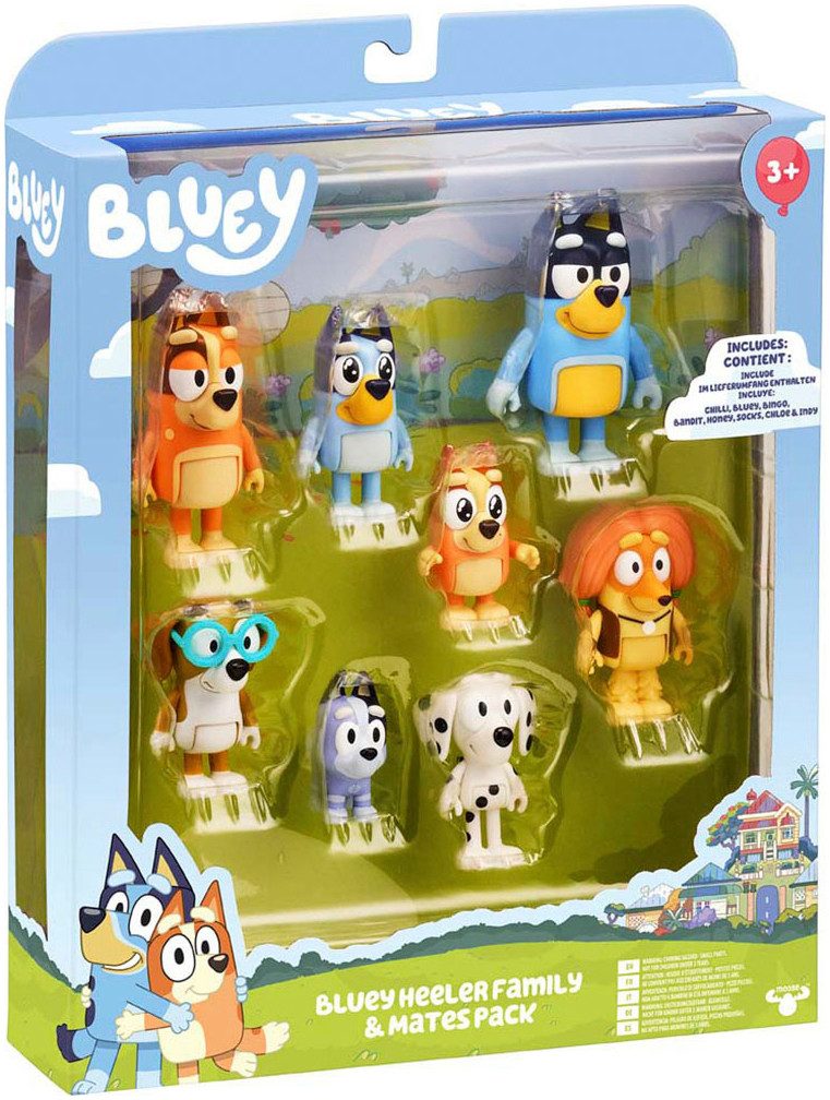 Moose Spielfigur Bluey & Familie 8er Mega-Pack – Bild 4 von 5