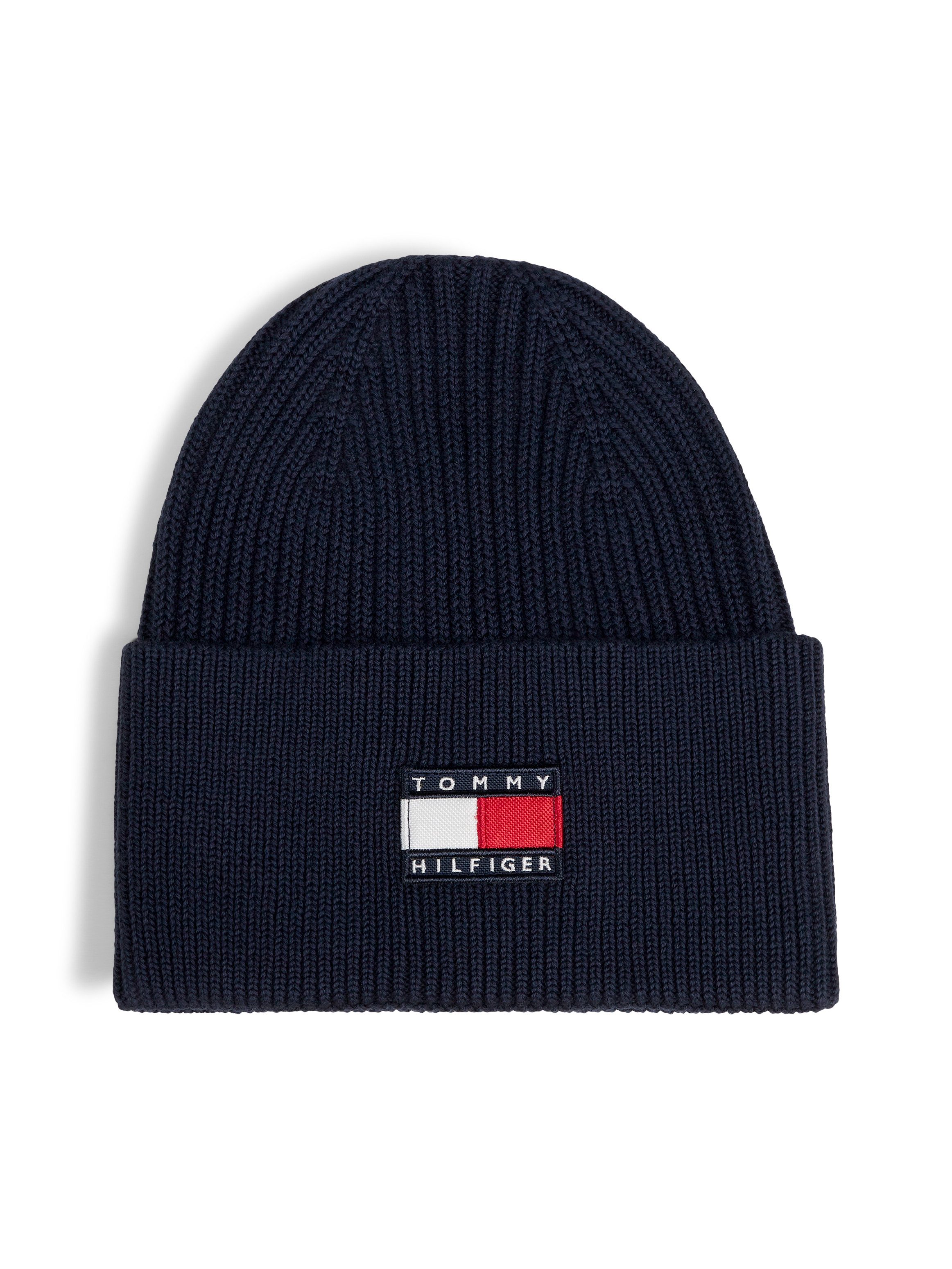 Tommy Hilfiger Beanie HERITAGE FLAG BEANIE Regular fit mit Markenlogo – Bild 2 von 5