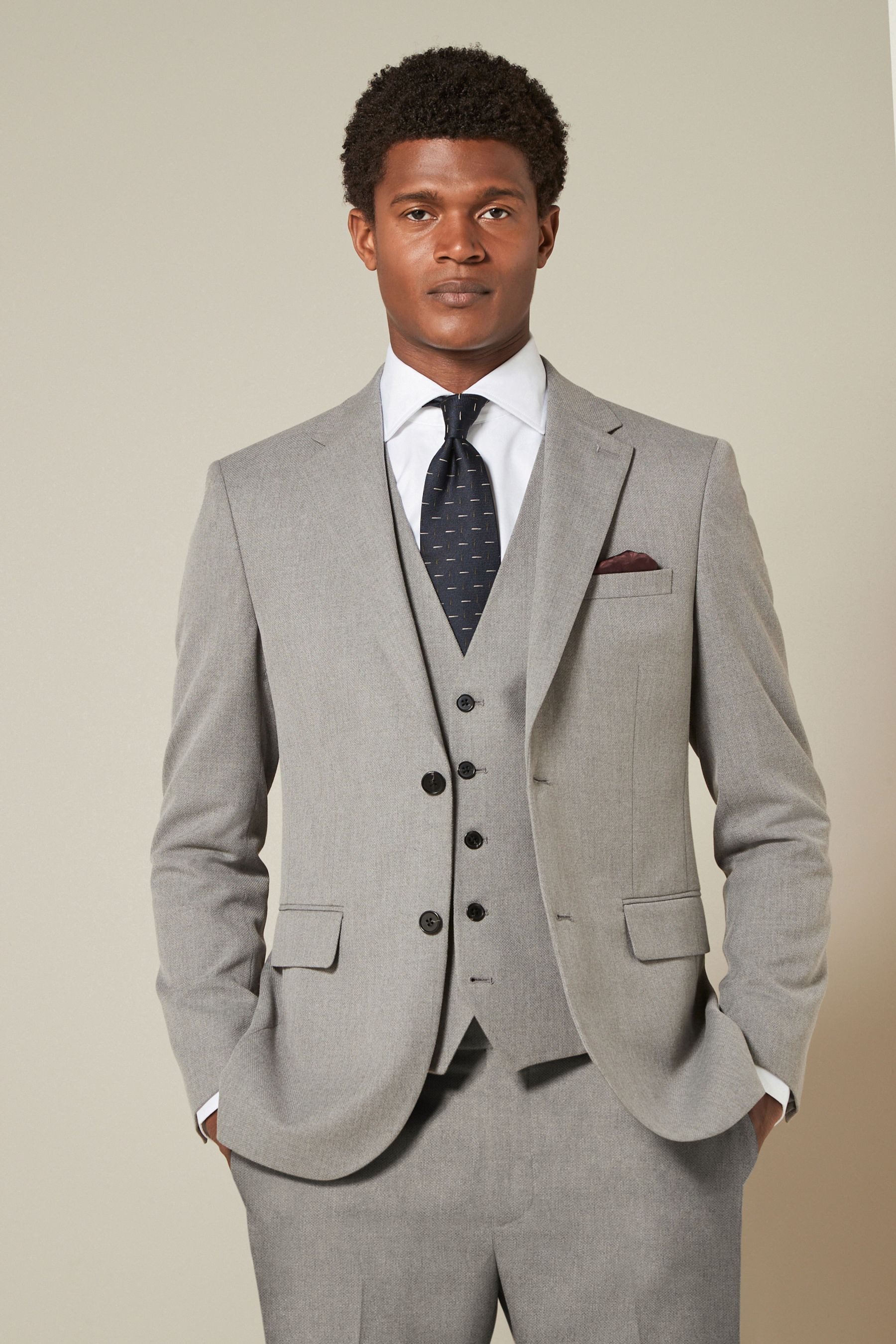 Next Baukastensakko Schlichtes Slim Fit Anzugsakko günstig online kaufen