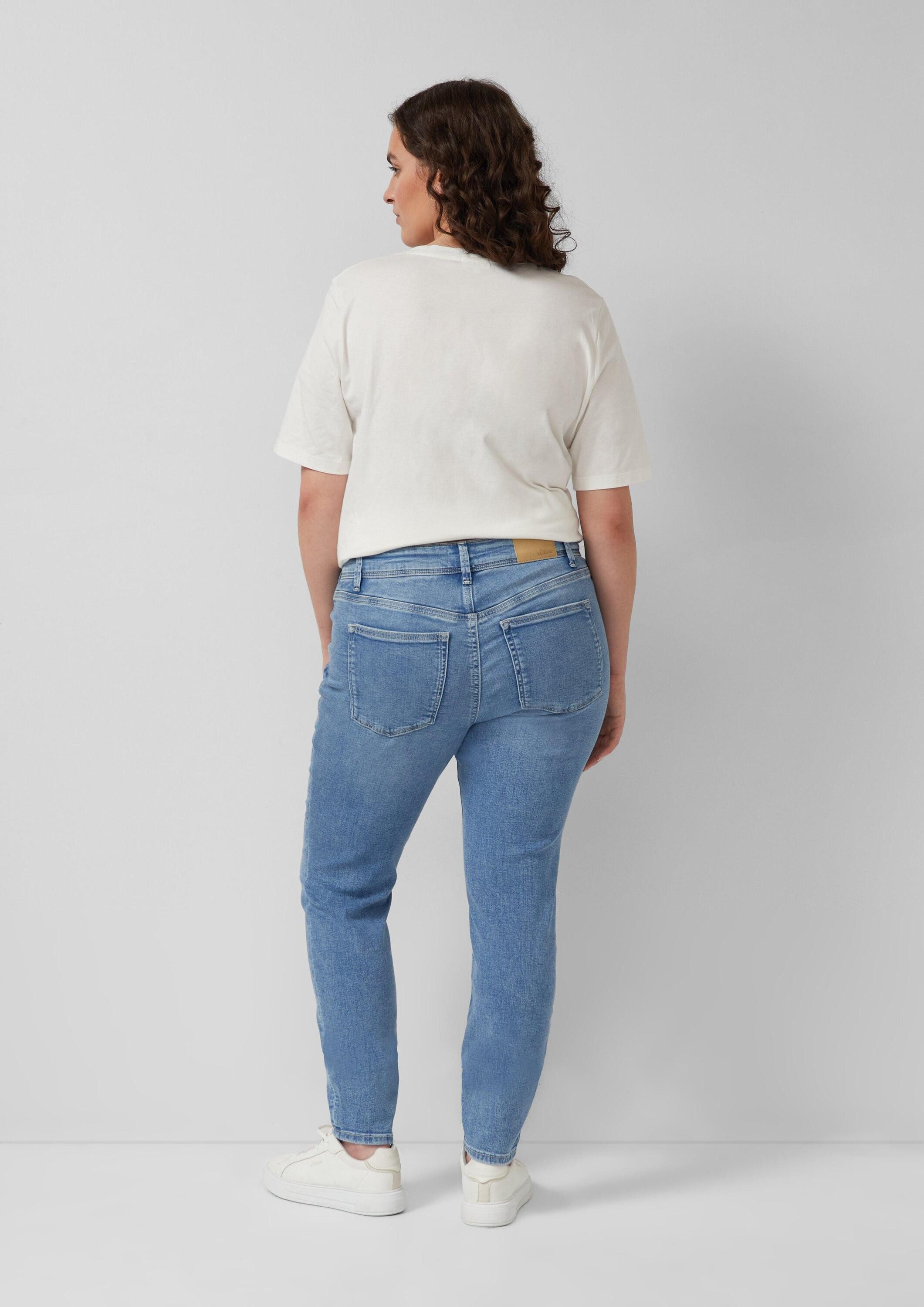s.Oliver Skinny-fit-Jeans Jeans-Hose Jeans / Skinny Fit / Mid Rise / Skinny Leg / Destroyed-Effekt