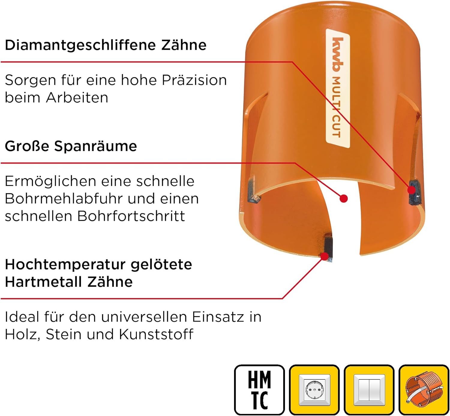 kwb Lochsäge, Lochsäge Ø 68 mm günstig online kaufen