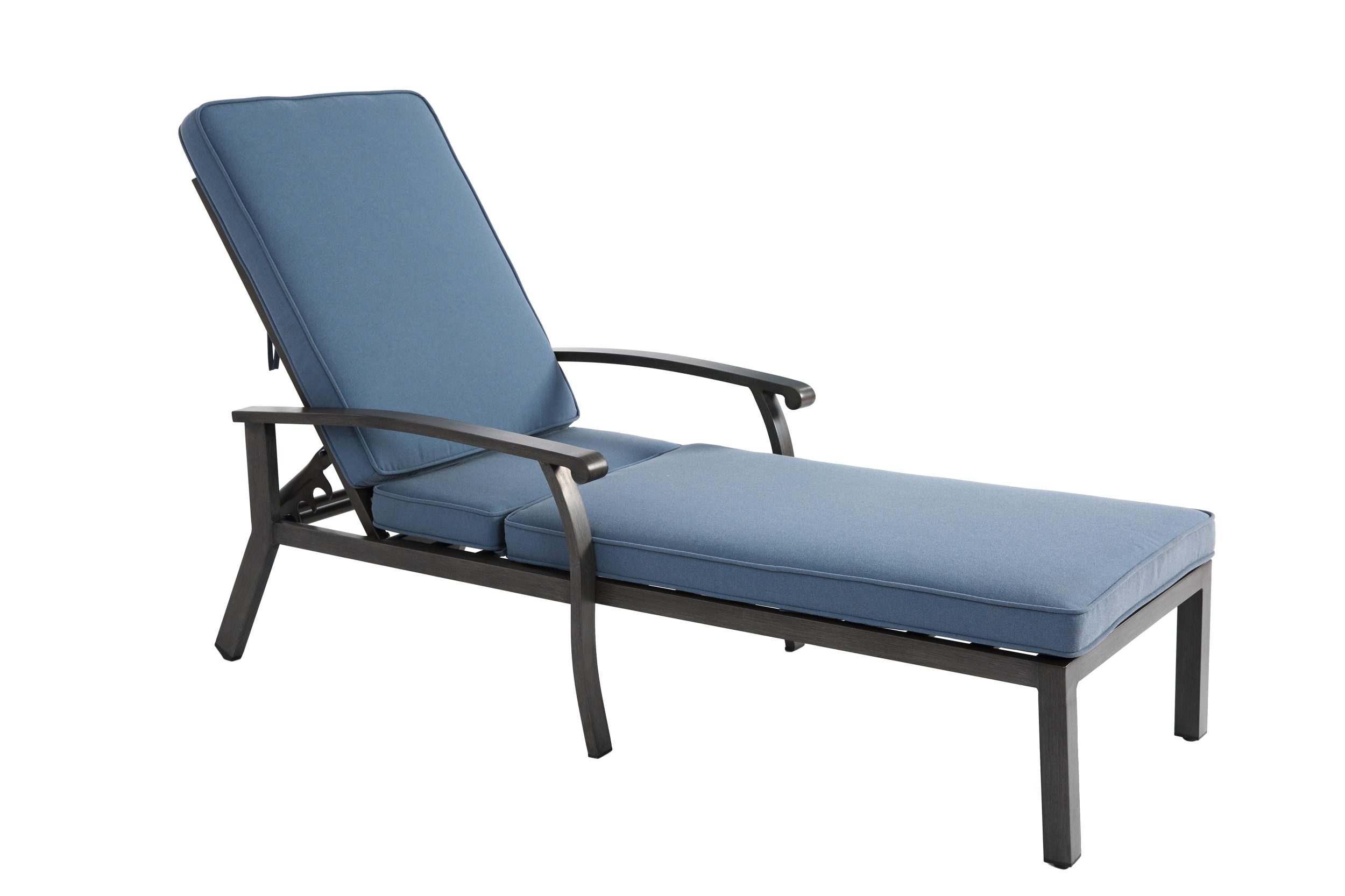 LVHOM Gartenliege Verstellbare Aluminium-Liege mit Kissen, günstig online kaufen
