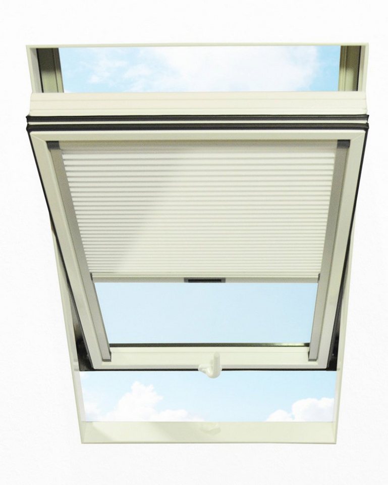 Dachfensterplissee, RORO Türen & Fenster, des blickdicht, verschraubt, BxH: Regulierung in Weise cm, Lichteinfalls auf 54x78 Führungsschienen, einfache