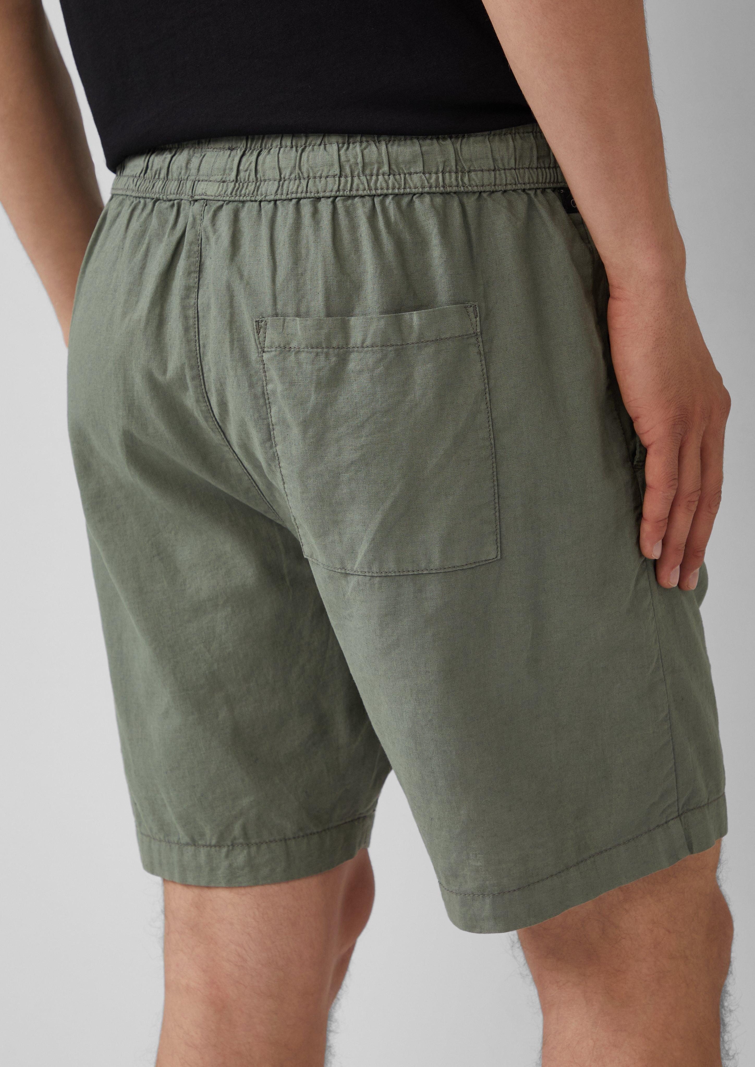 QS Bermudas Shorts aus Leinenmix günstig online kaufen