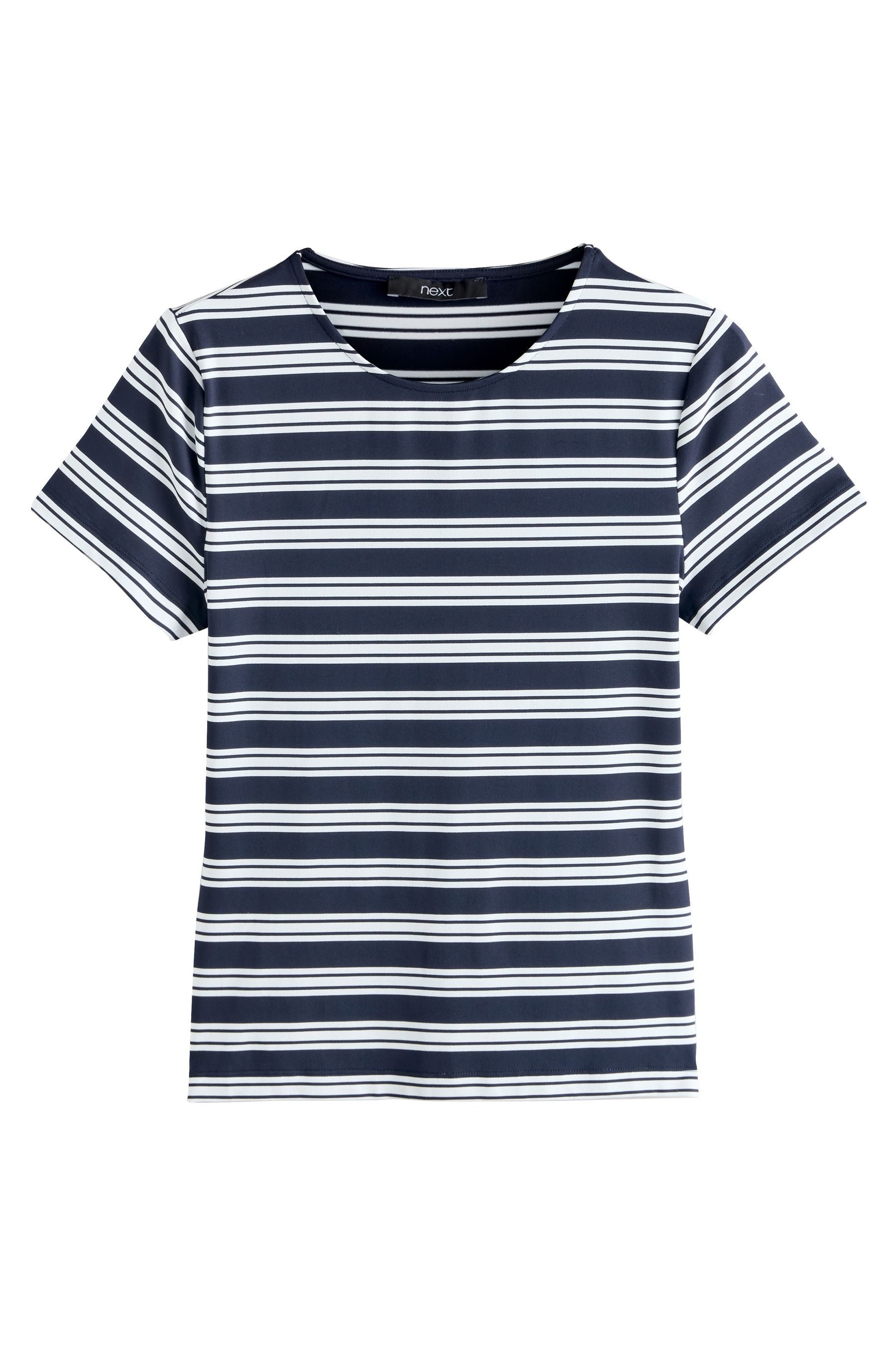 Next T-Shirt Slim Fit Kurzarm-T-Shirt mit günstig online kaufen
