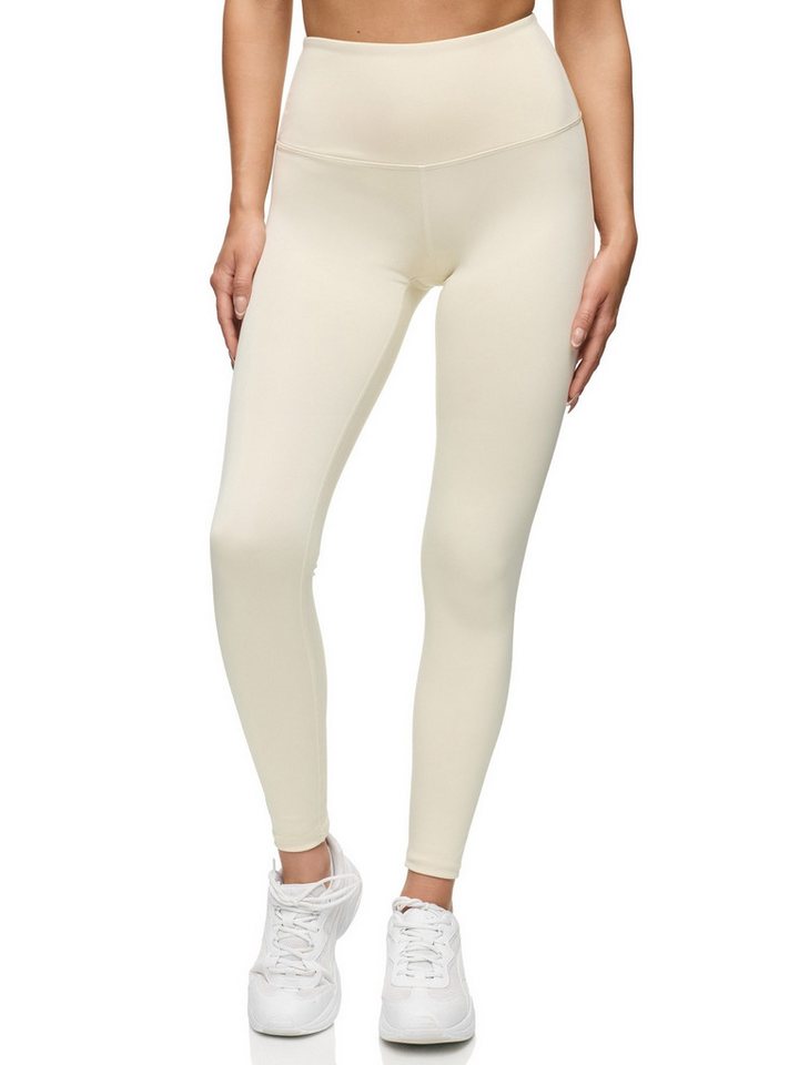 Tazzio Leggings F302 High-Waist Sporthose mit cleaner Optik, blickdicht & atmungsaktiv