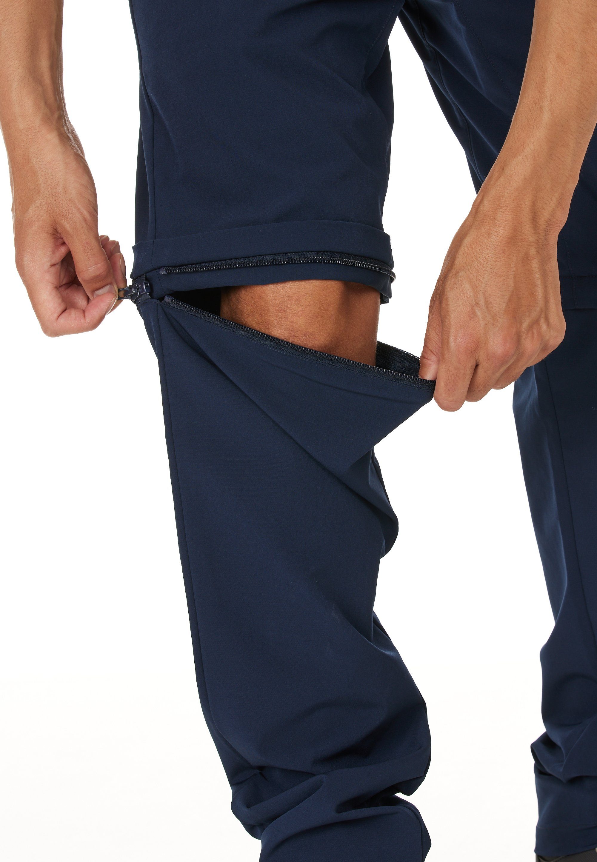 Verwendung dank WHISTLER dunkelblau Outdoorhose Gerdi zur Hose oder Zip-Off-Funktion als Shorts