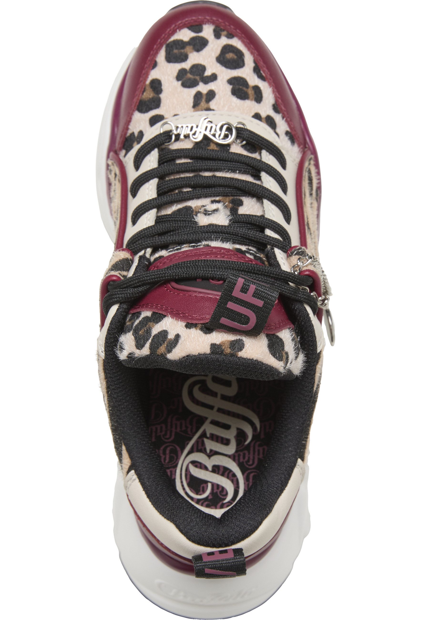 Buffalo Buffalo BINARY GLAM - VEGAN SUEDE/FUR/NAPPA Trainingsschuh