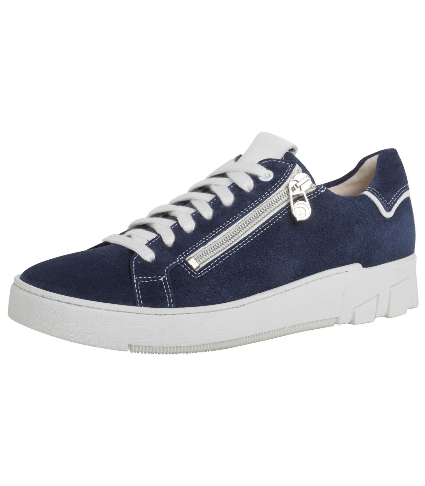 Ganter 048869 Sneaker Veloursleder Sneaker blau