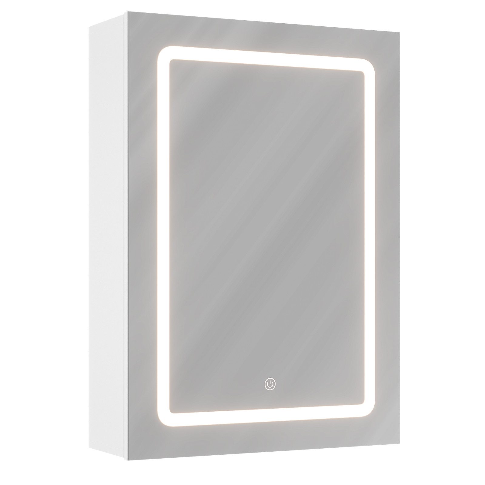 MSMASK Badezimmerspiegelschrank Badschrank mit Led Beleuchtung, Weiß 70x16x günstig online kaufen