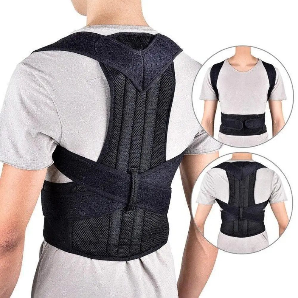 Sport-Knight® Rückenstabilisator Rückentrainer Haltungskorrektur – breit, atmungsaktiv, gepolstert