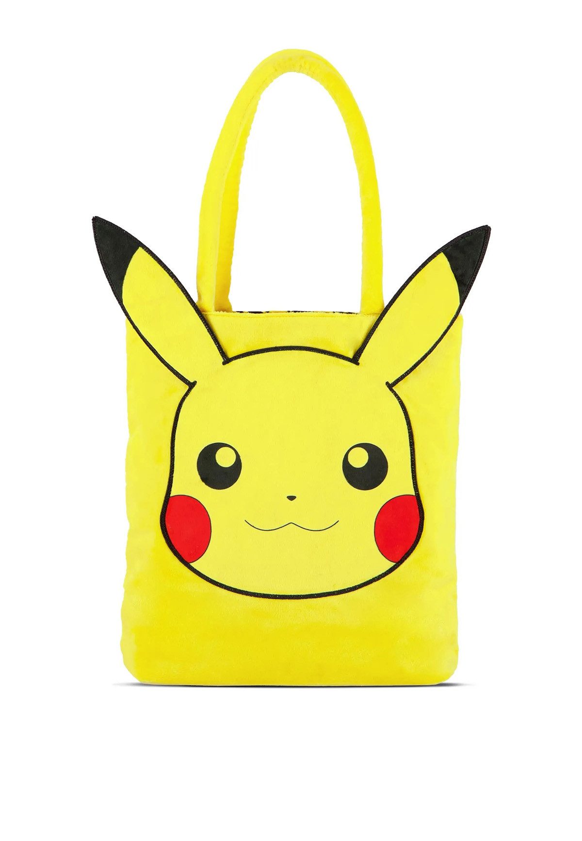 POKÉMON Shopper Pikachu, Plush Tote Bag Schultertasche