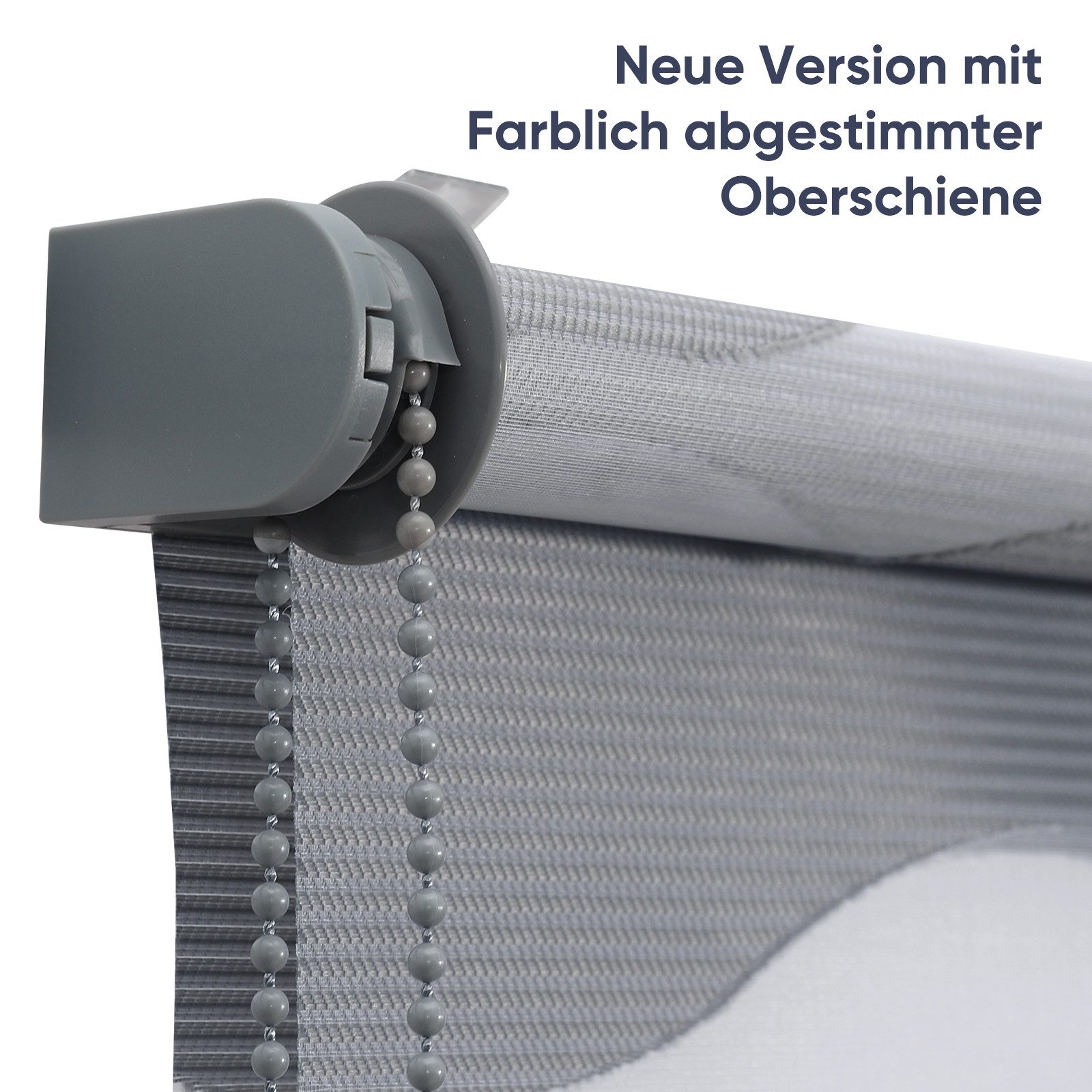 Doppelrollo Doppelrollo Wellen Duo-Rollo Klemmfix ohne Bohren Doppelrollo Welle, Sekey, Klemmträger, Montage mit oder ohne Bohren möglich – Bild 5 von 5