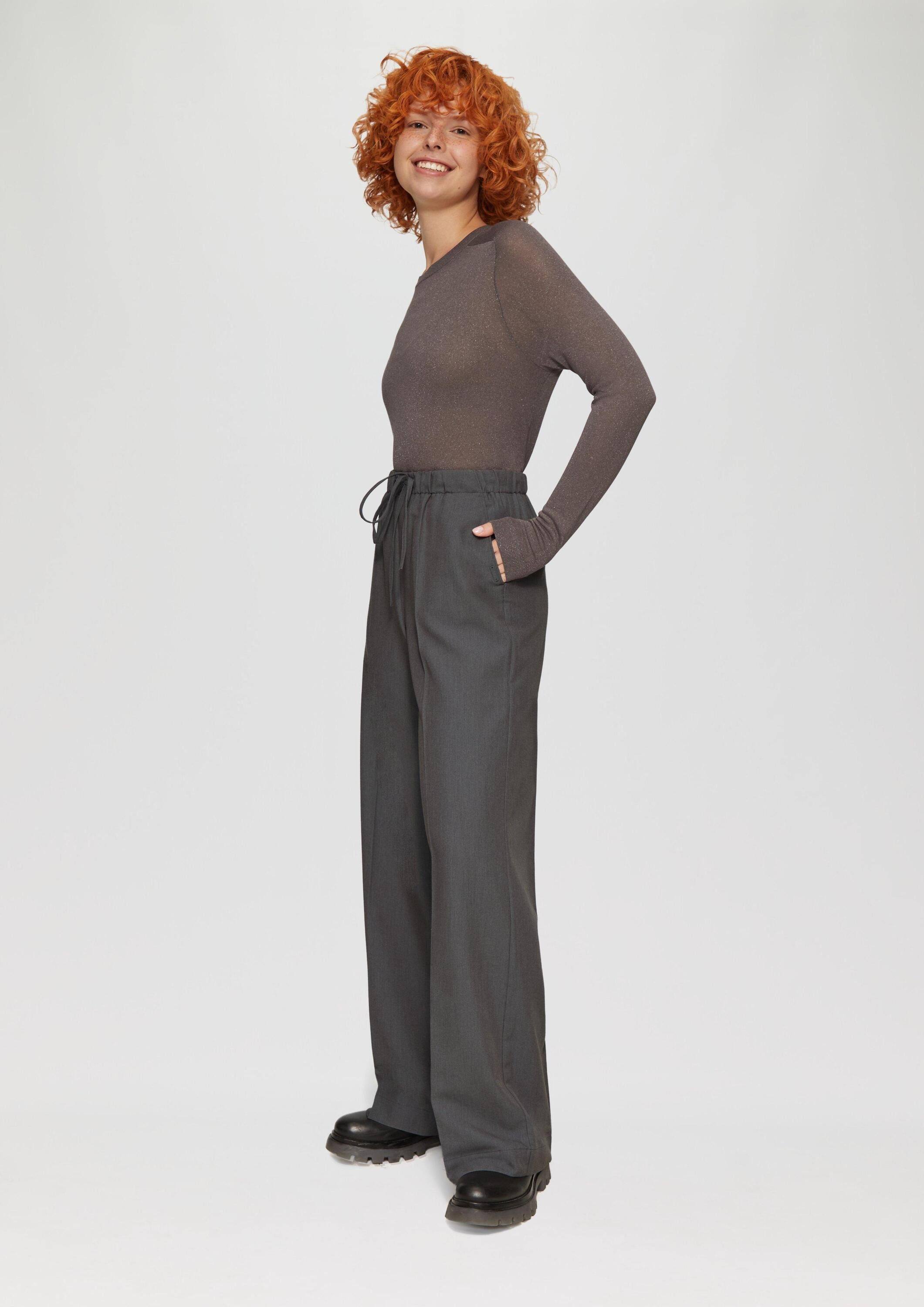 QS Chinos Hose Lässige Stoffhose mit Gummizug