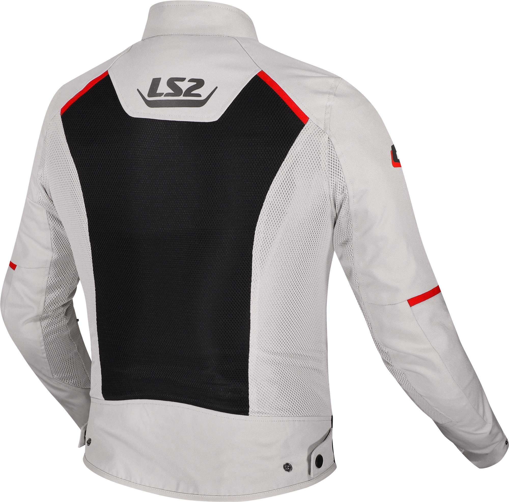 LS2 Motorradjacke Breeze Motorrad-Textiljacke Ellenbogenprotektoren enthalten,Schulterprotektoren enthalten