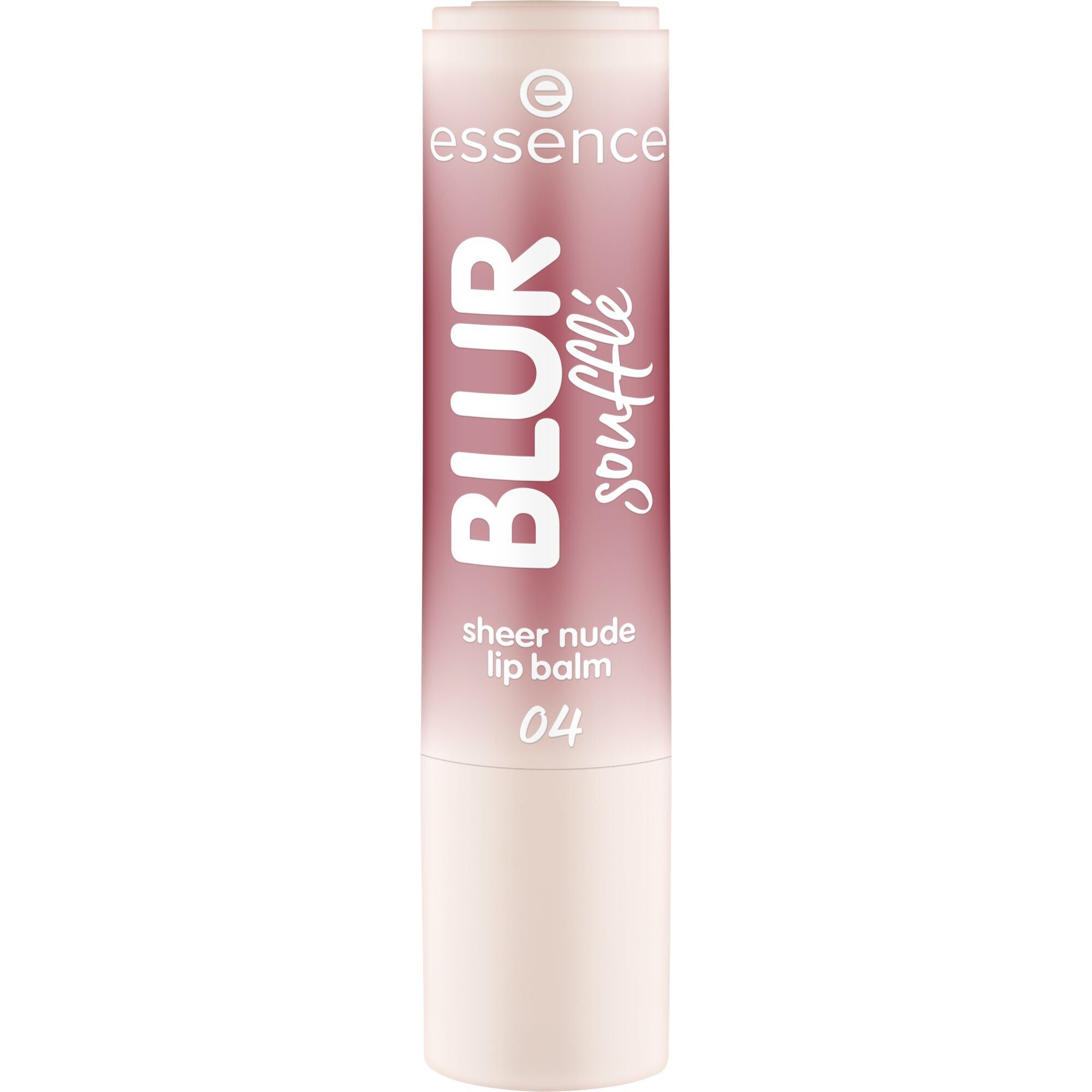 Essence Lippenbalsam BLUR soufflé sheer nude lip balm, 3-tlg.