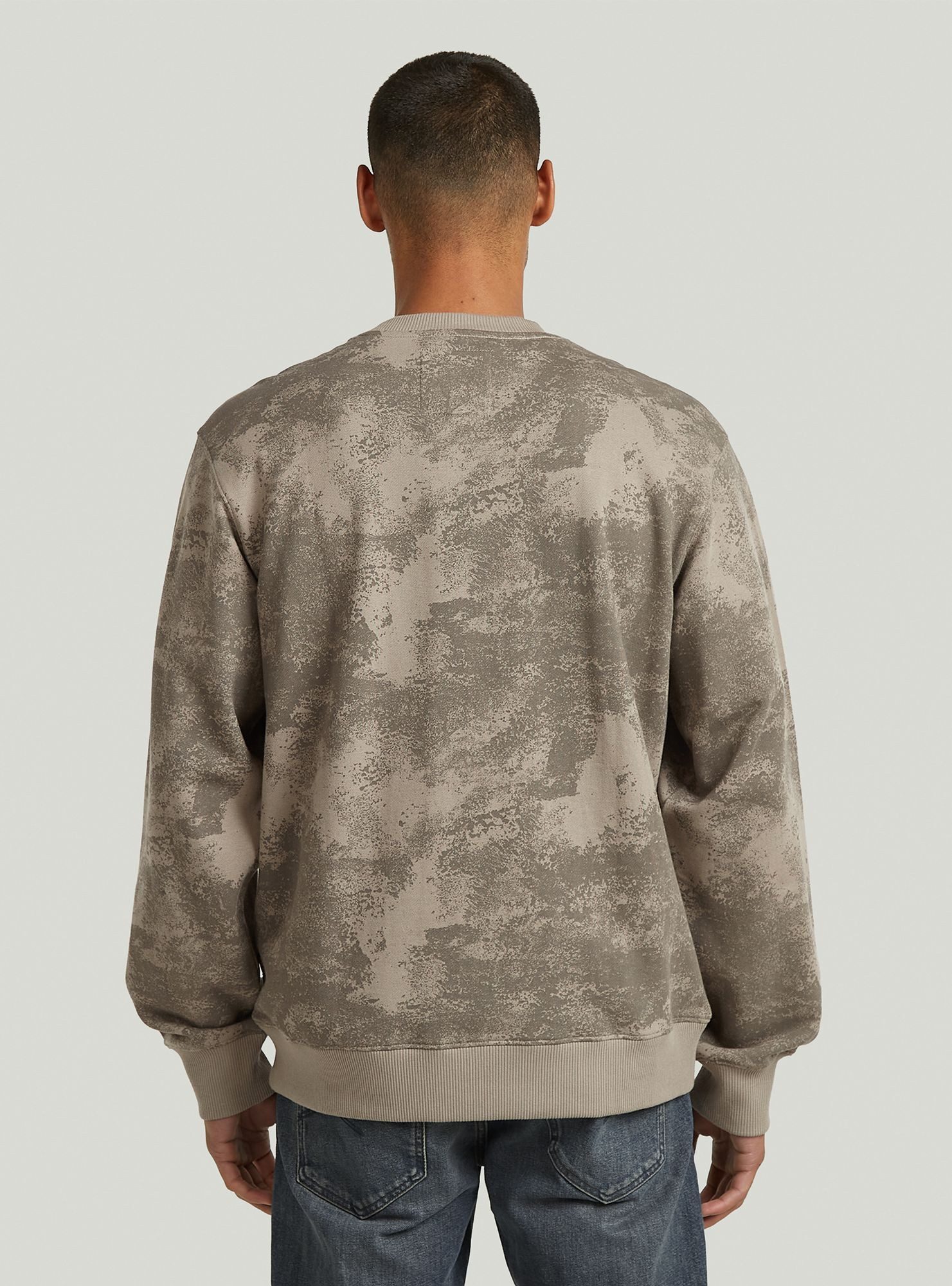 G-STAR Longpullover Allover Print Sweatshirt