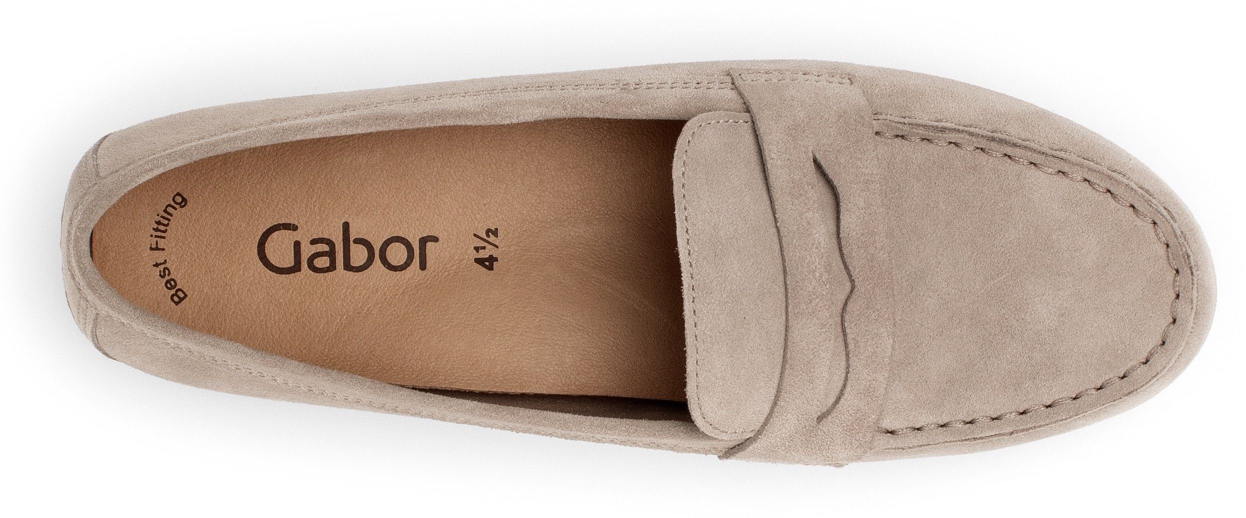 Gabor Mokassin, Slipper, Bequemschuh, Flats mit modischem Zierriegel