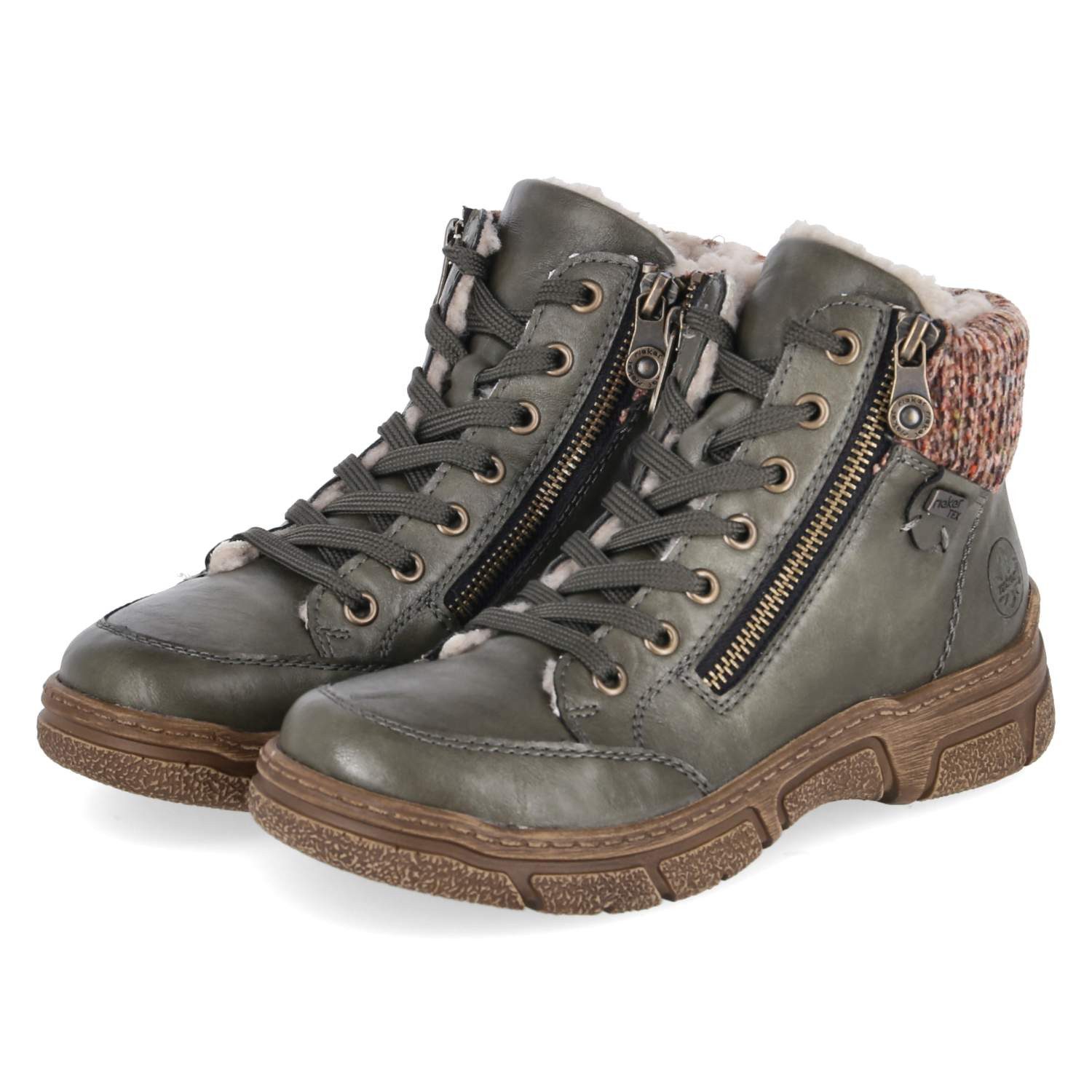 Rieker Rieker Winterboots 72322-54 Damen Synthetik green Winterstiefel