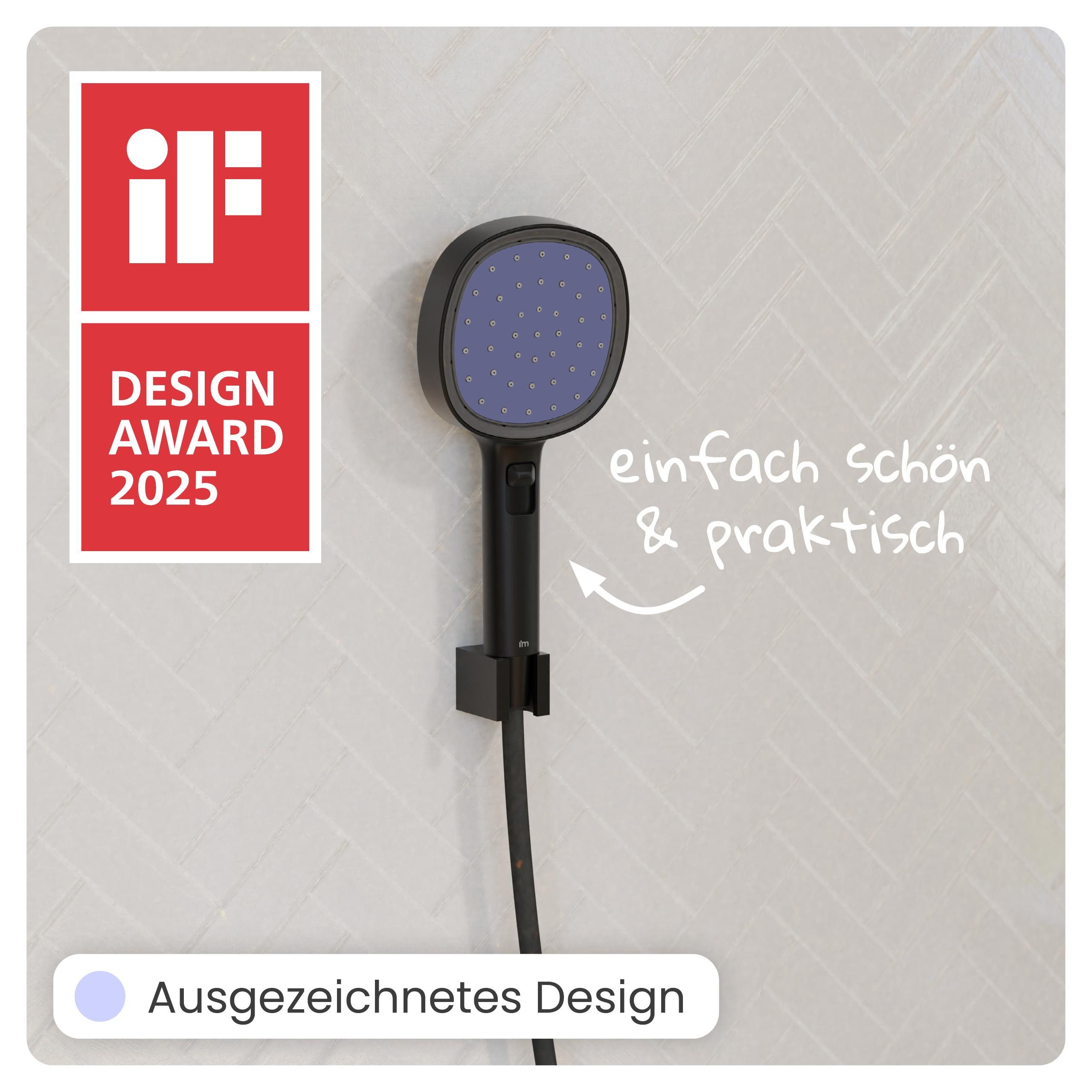 instmaier Handbrause Cleo, wassersparende Nebelfunktion; selbstreinigend