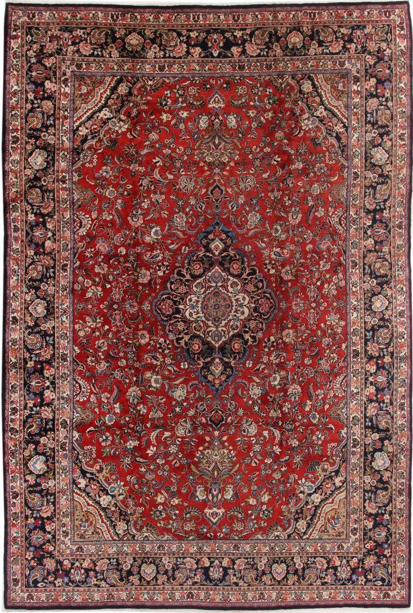 Orientteppich Mashhad 369x537 Handgeknüpfter Orientteppich / Perserteppich, Nain Trading, rechteckig, Höhe: 12 mm