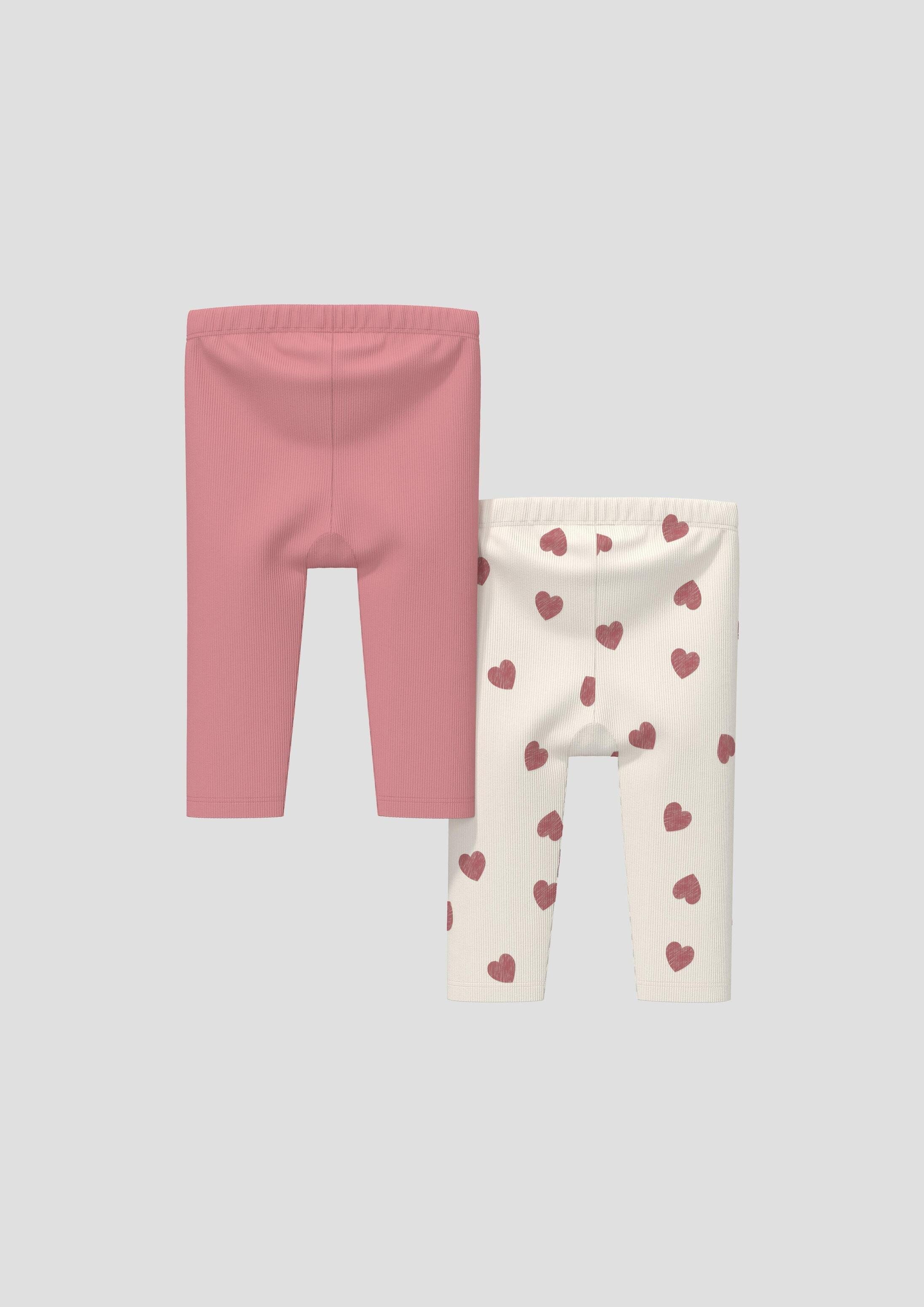 s.Oliver Leggings Leggings Doppelpack Leggings aus Rippware