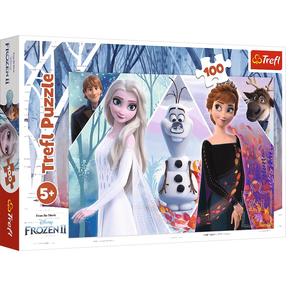 Trefl Puzzle Trefl 16418 Disney Frozen 2 100 Teile Puzzle, 100 Puzzleteile, Made in Europe
