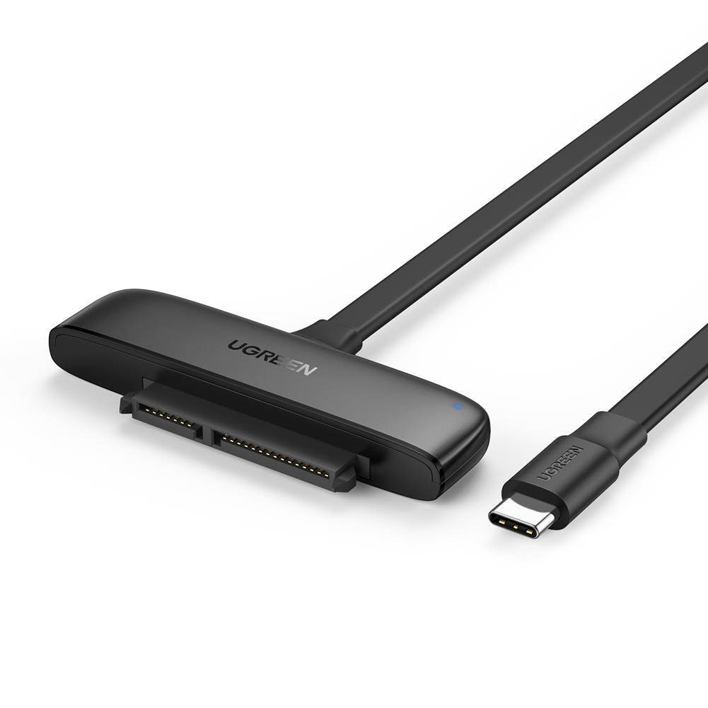 UGREEN Festplatten-Dockingstation USB-C 3.0 auf 2,5-Zoll SATA Konverter,  50cm Festplatte Support HDD SDD