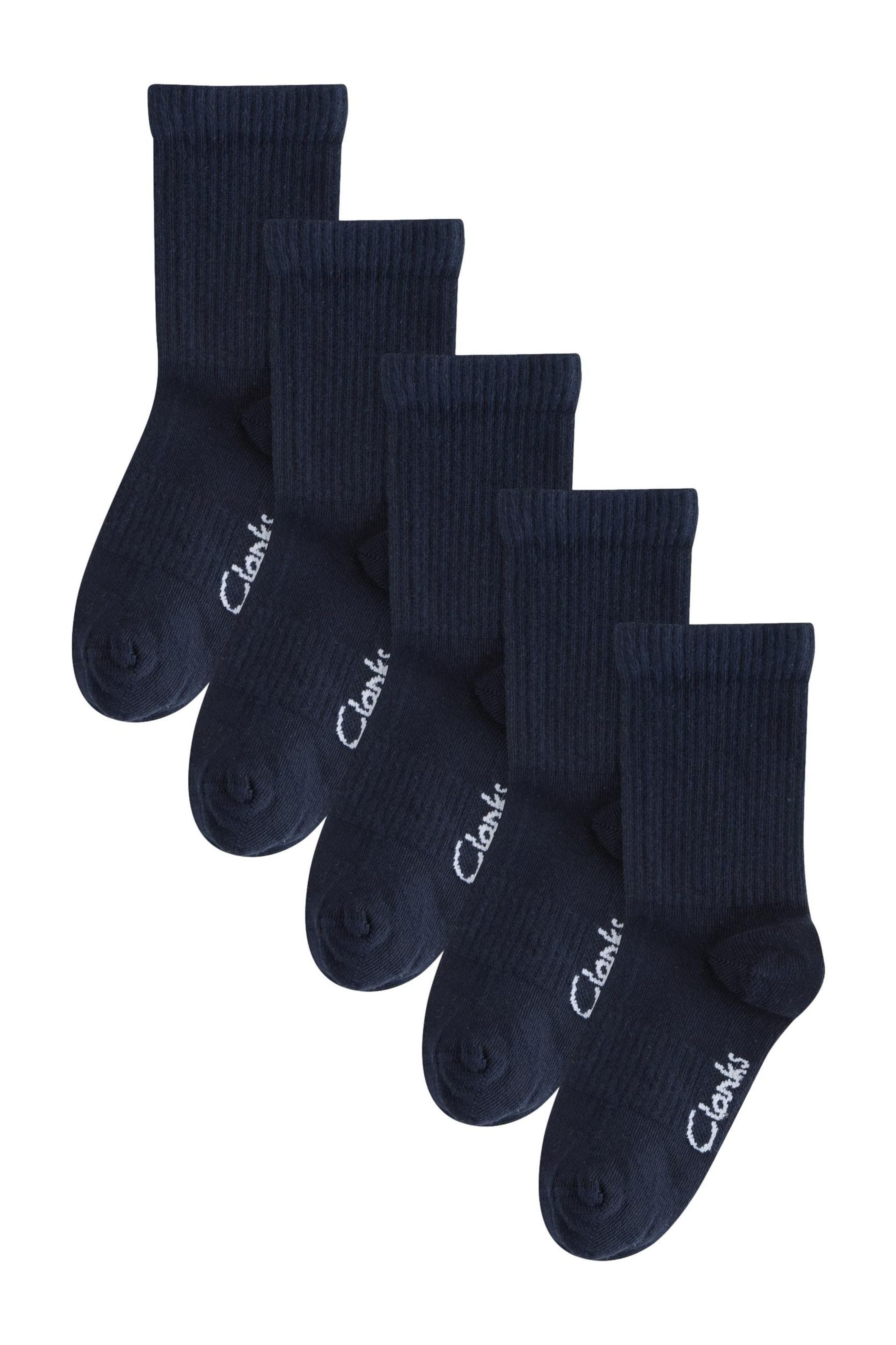 Basicsocken Clarks sportliche Schul-Socken, 5er-Pack