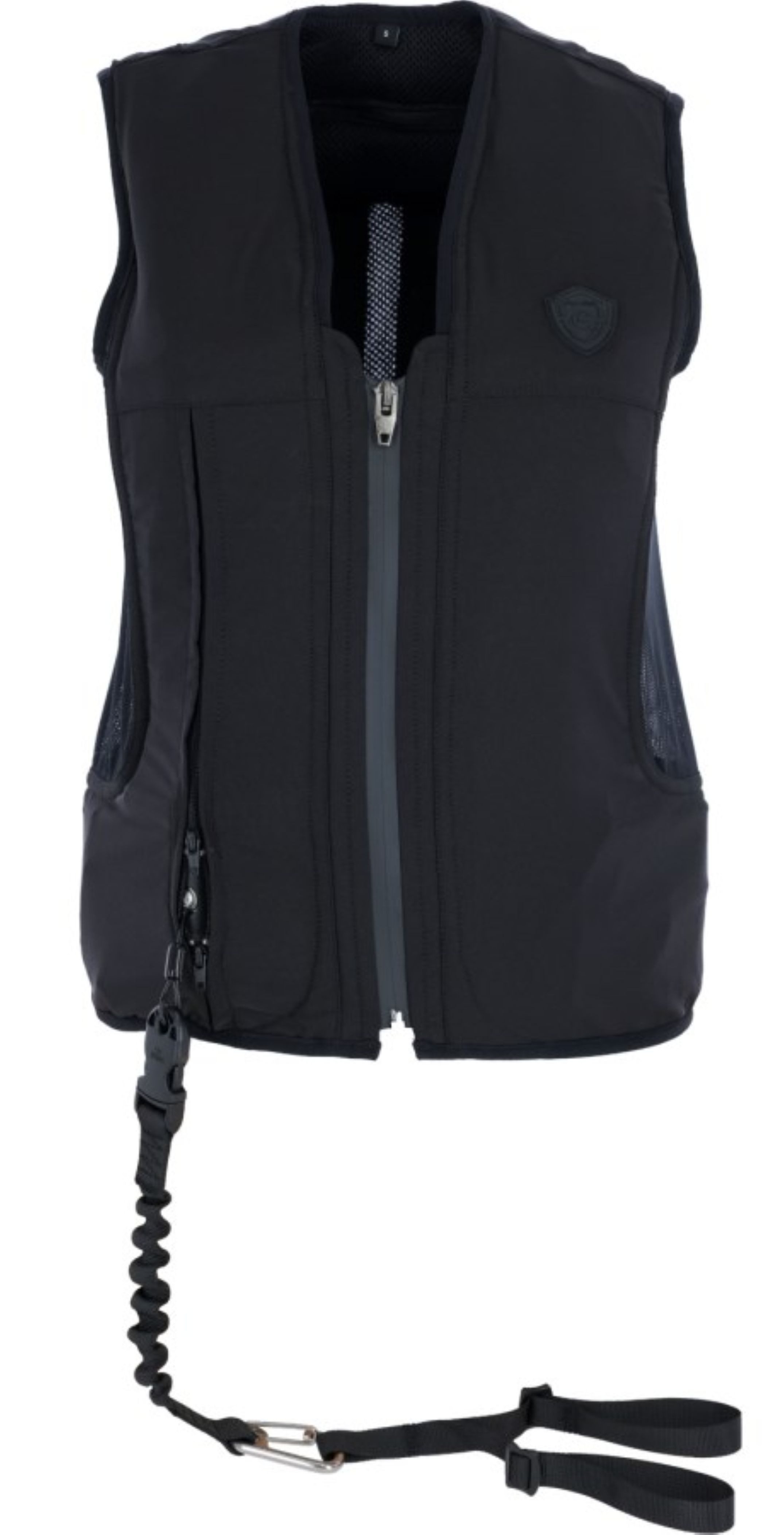 Covalliero Reitweste Kerbl Airbag-Weste Manege schwarz, Erwachsene Größe XL, incl. Kartusc