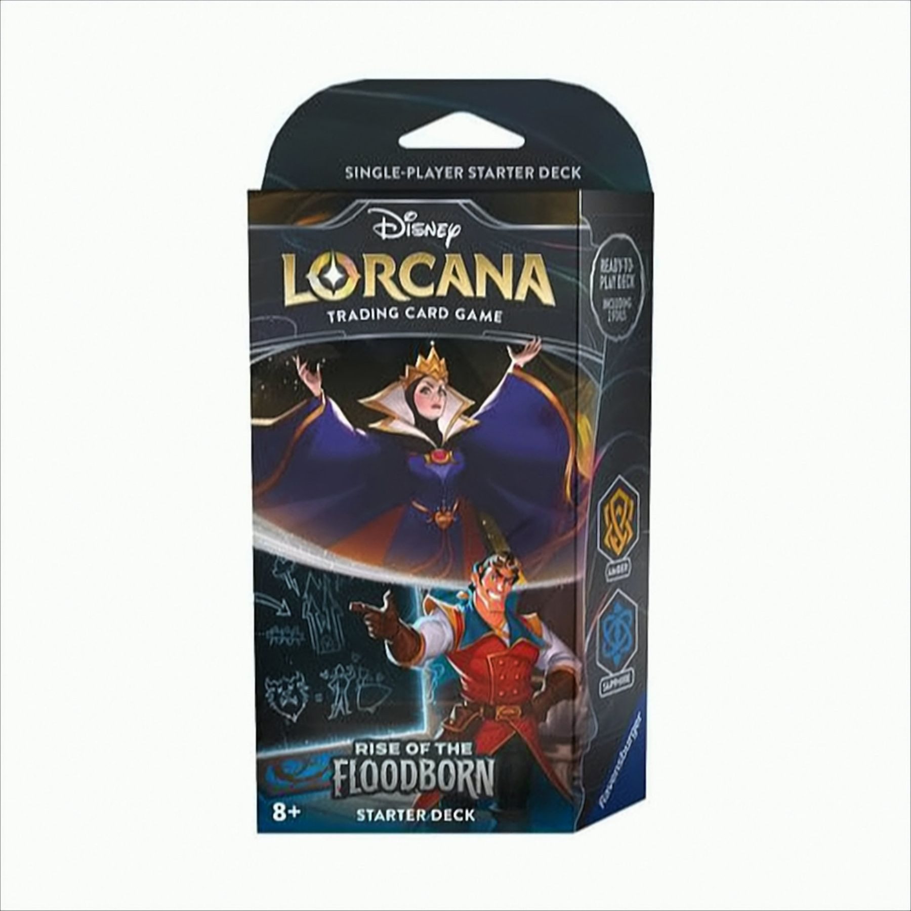 Ravensburger Sammelkarte Disney Lorcana: Rise of the Floodborn - Amber und Sapphire, Englisch