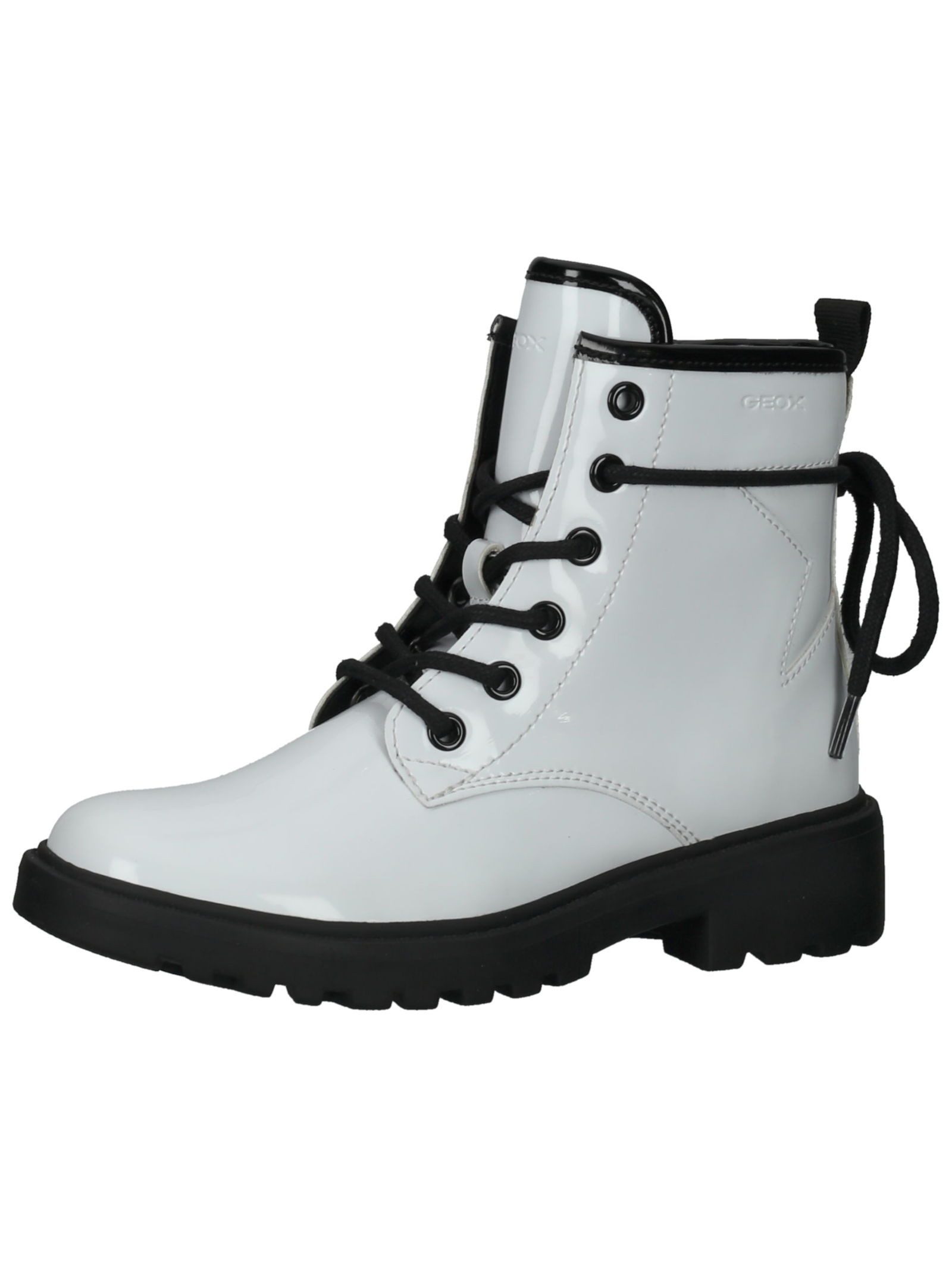 Geox Geox Stiefelette Lederimitat Schnürstiefelette