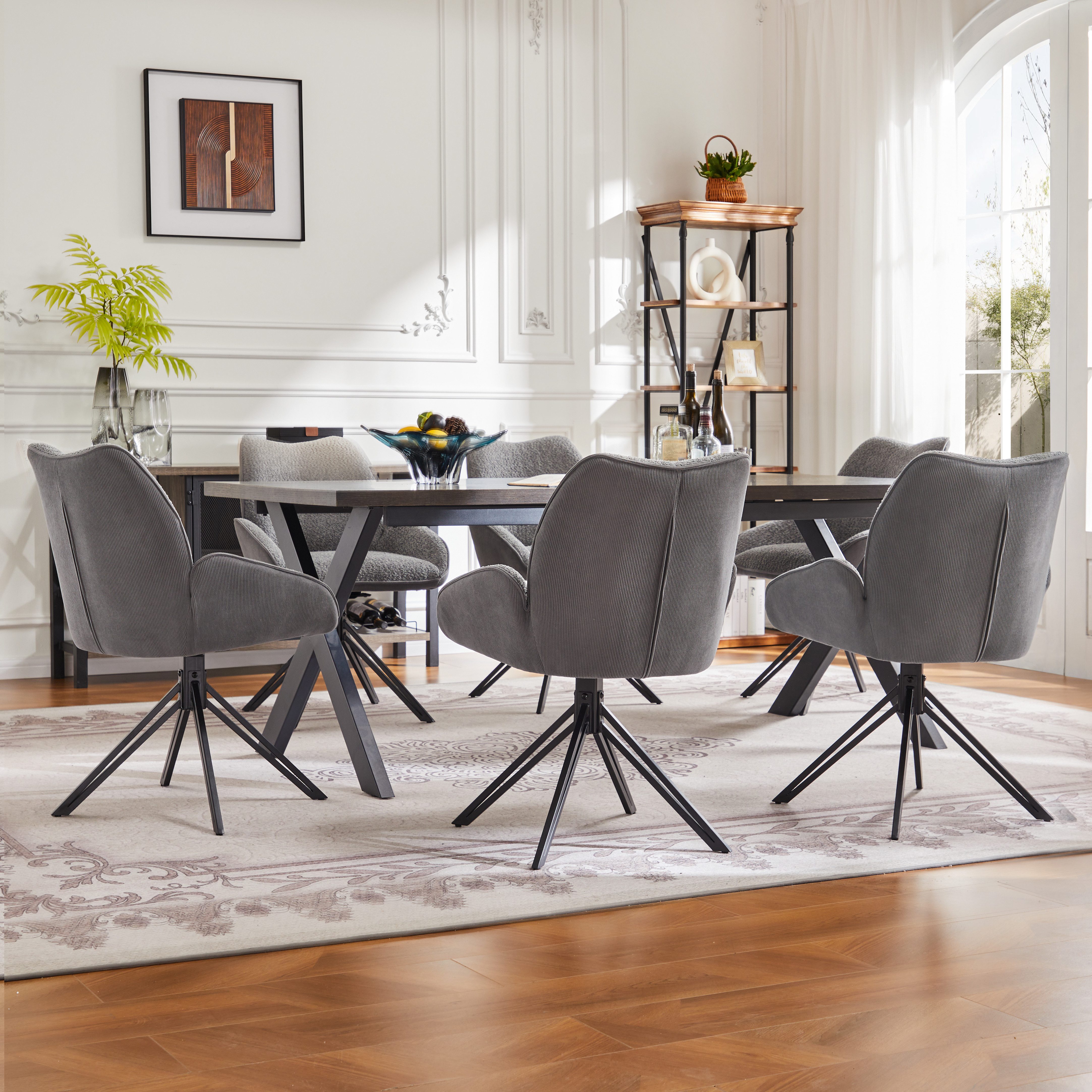 HAUSS SPOLE Esszimmerstuhl 6 St 360° günstig online kaufen