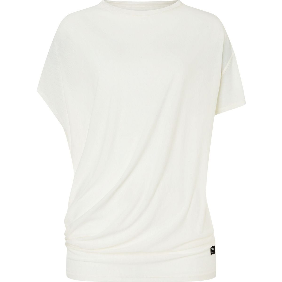 SUPER.NATURAL Kurzarmshirt W Yoga Loose Tee Leichtes und atmungsaktives Damen-Yoga-Shirt mit lockerer Passform