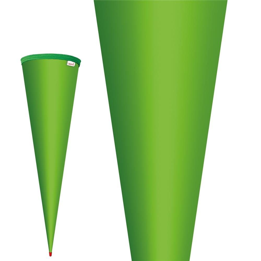 Roth Schultüte Rohling, 70 cm, rund, ohne Verschluss, Zuckertüte zum Basteln