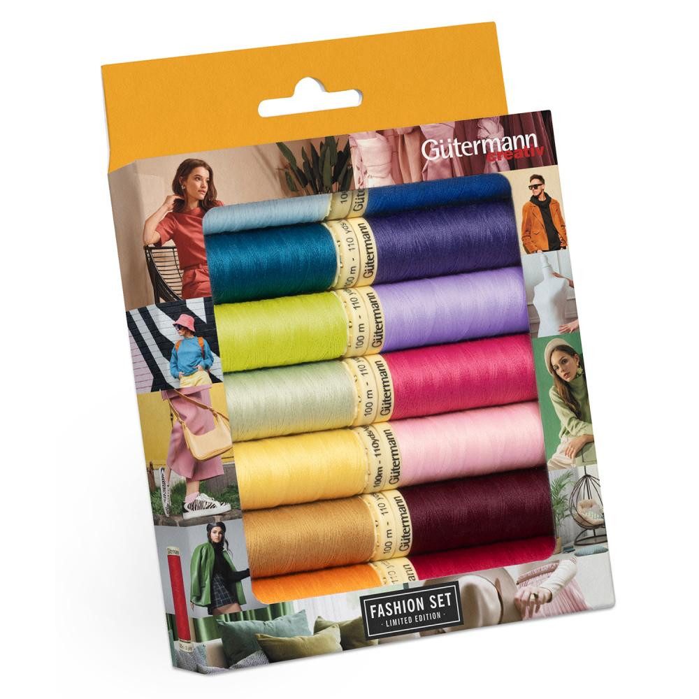 Gütermann - Fashion Nähfaden-Set Allesnäher (100 m / 14 Farben) Nähgarn