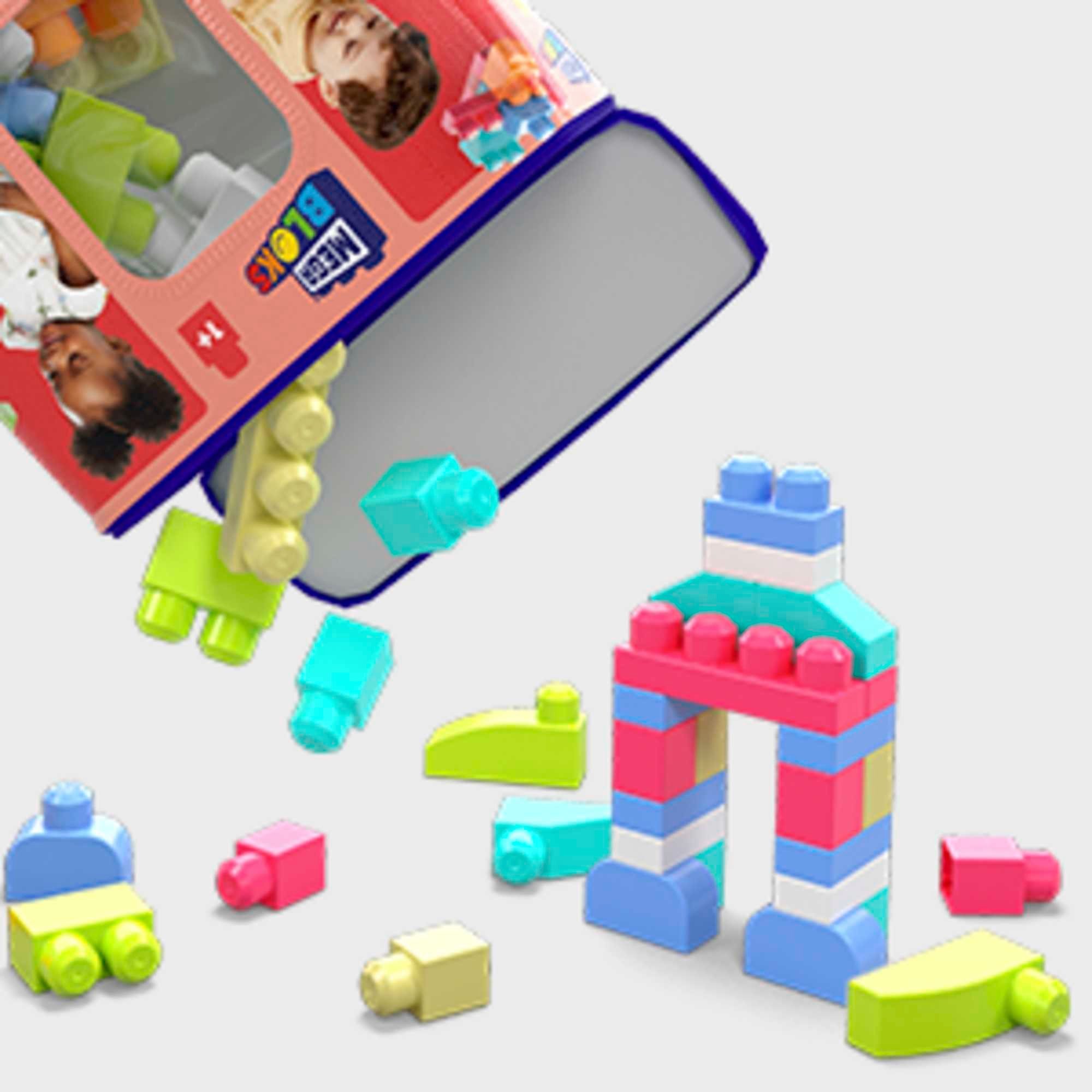 MEGA BLOKS First Builders, Bausteine-Beutel Spielbausteine, (60 St)