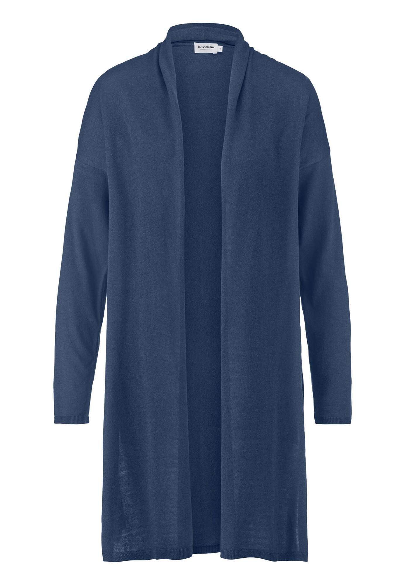 Hessnatur Strickjacke aus TENCEL Lyocell mit Bio-Baumwolle (1-tlg)
