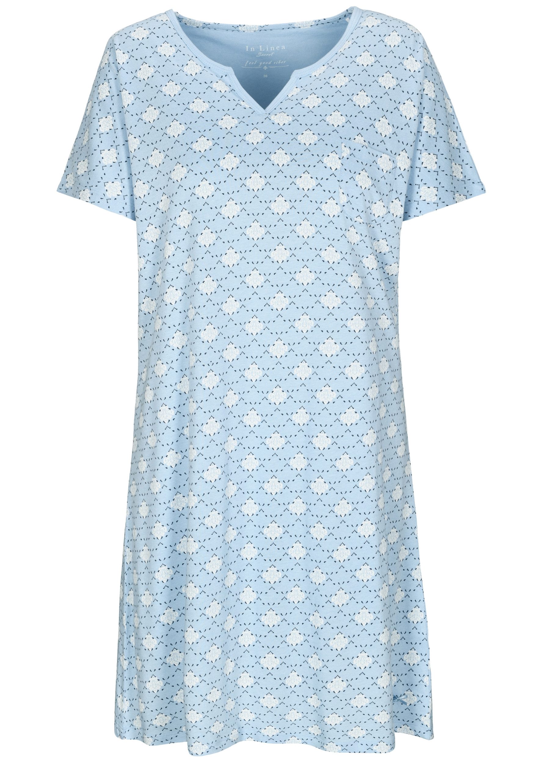 IN LINEA Nachthemd Da.-Sleepshirt